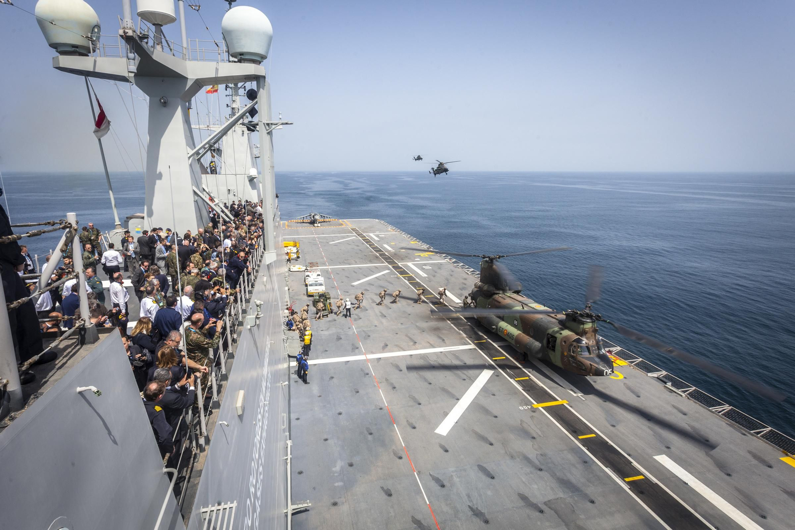 Las imágenes del ejercicio Milex-18 en la Base de Rota