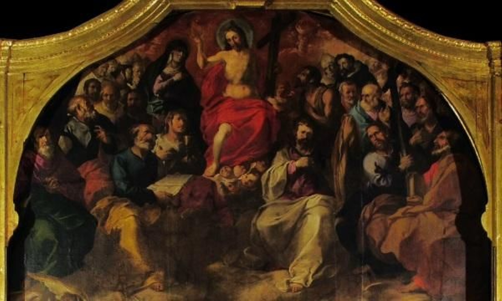 El retablo resultó especialmente dañado en los sucesos de 1936