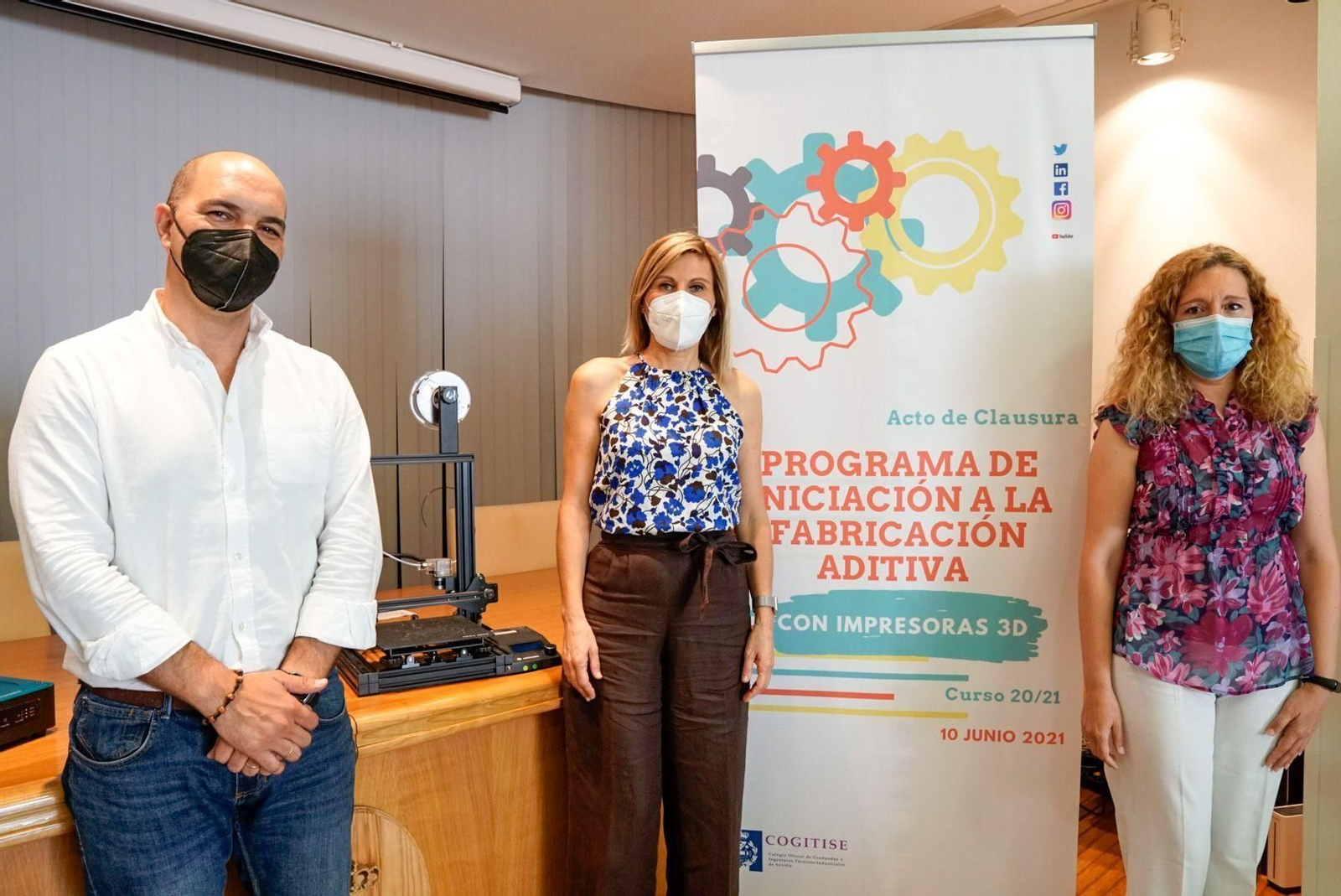 Este jueves, COGITISE ha celebrado el final de curso de este programa en un encuentro 'online' presidido por Ana Mª Jáuregui Ramírez, decana de COGITISE.