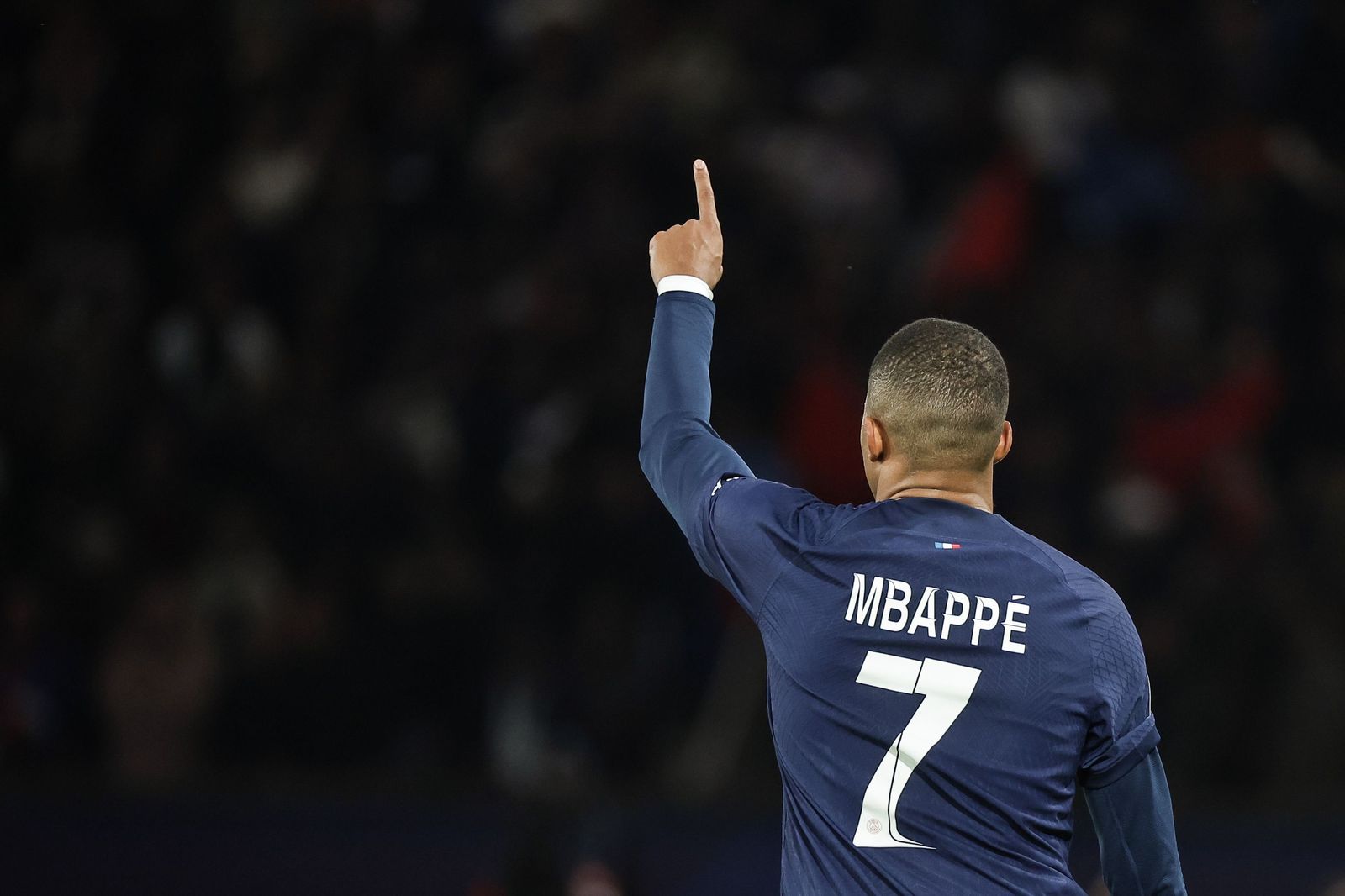 Mbappé, en acción.