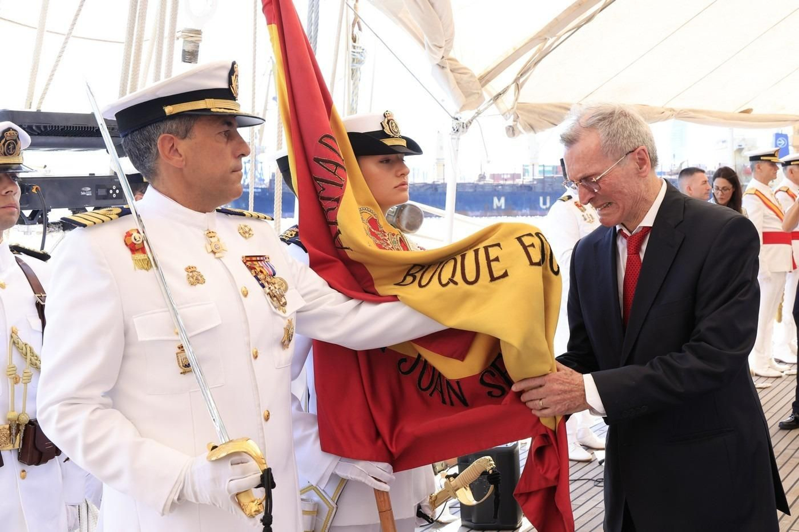 Las imágenes del viaje de la Princesa Leonor en el 'Juan Sebastián de Elcano'