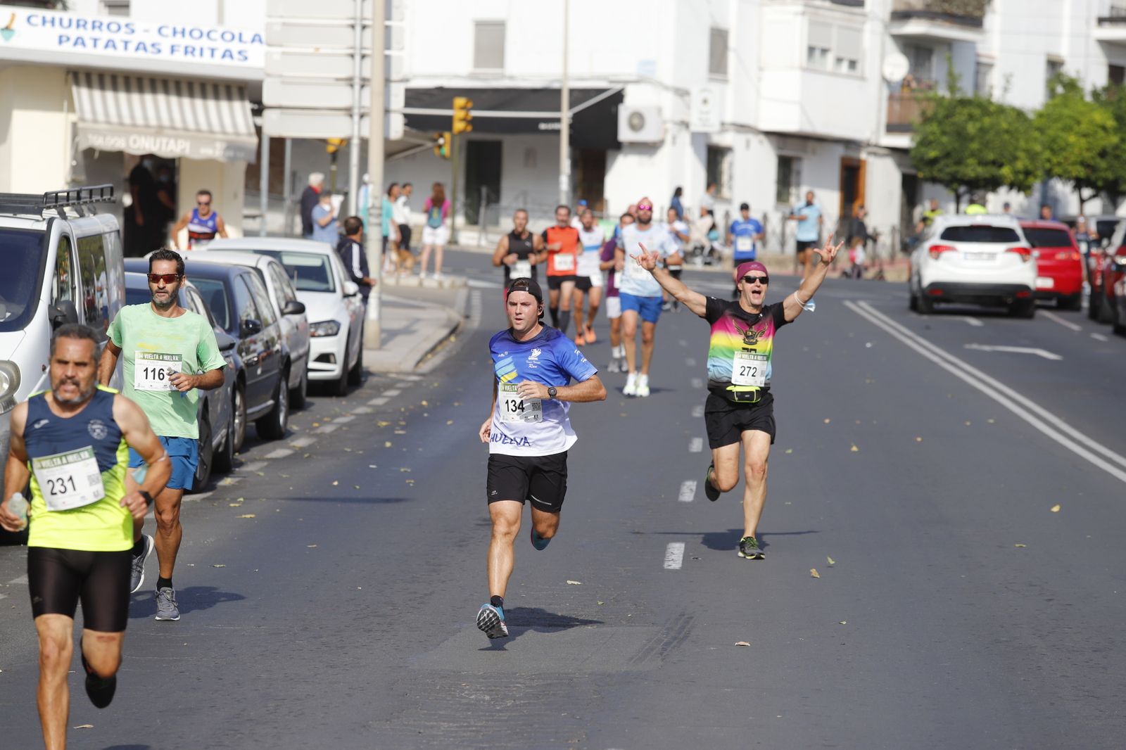 Las imágenes de la vuelta a Huelva de atletismo