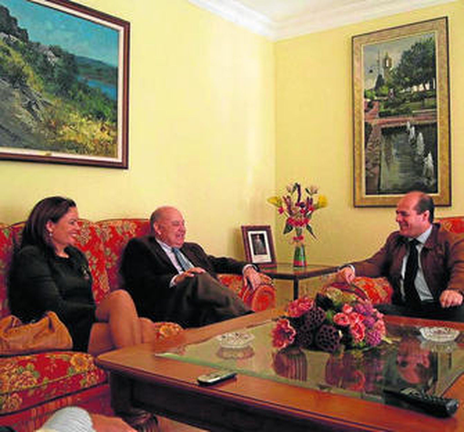 Silvia López, Juan Paniagua y Francisco Vaca.