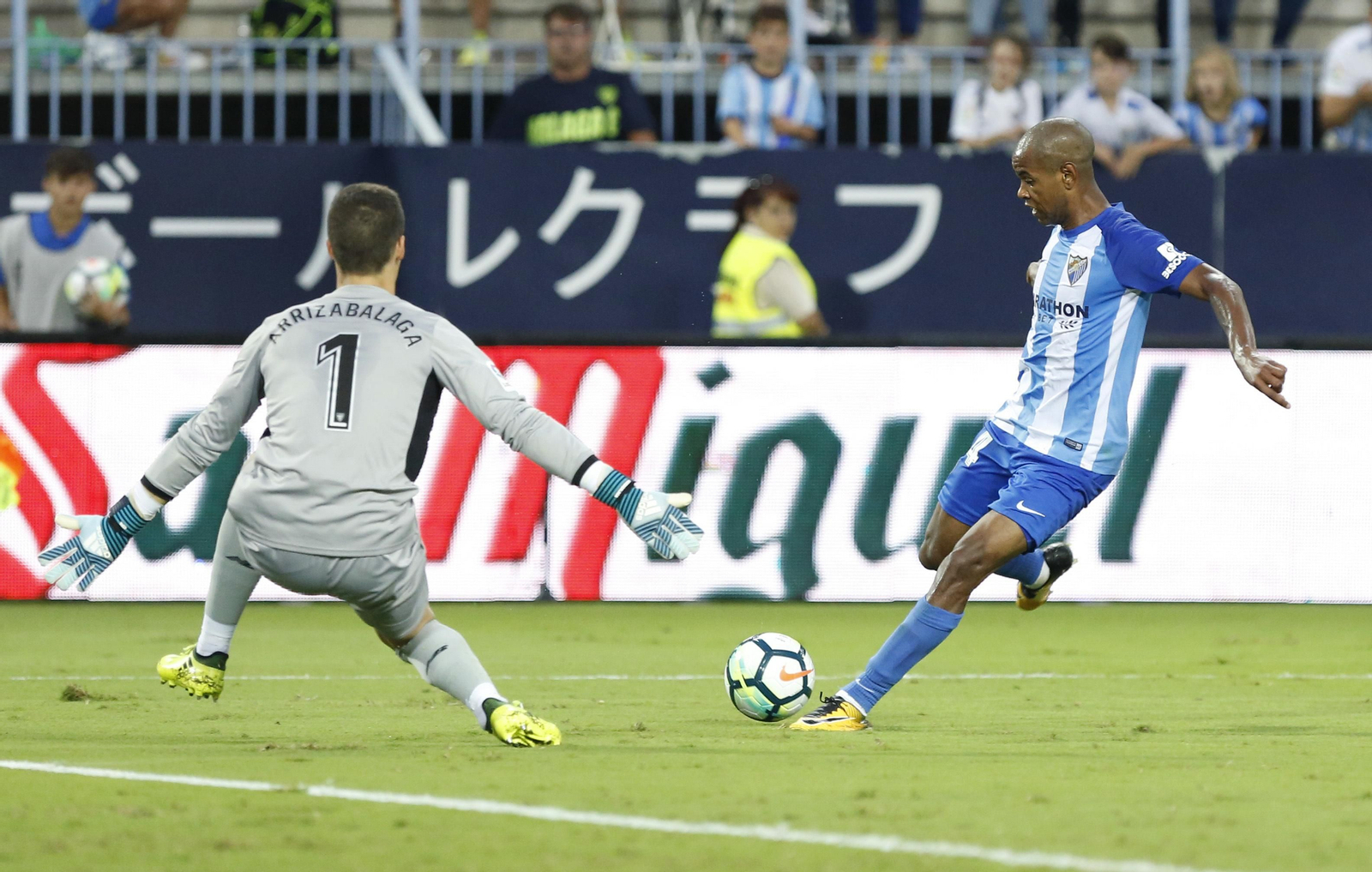 las imágenes del Málaga-Athletic de Bilbao