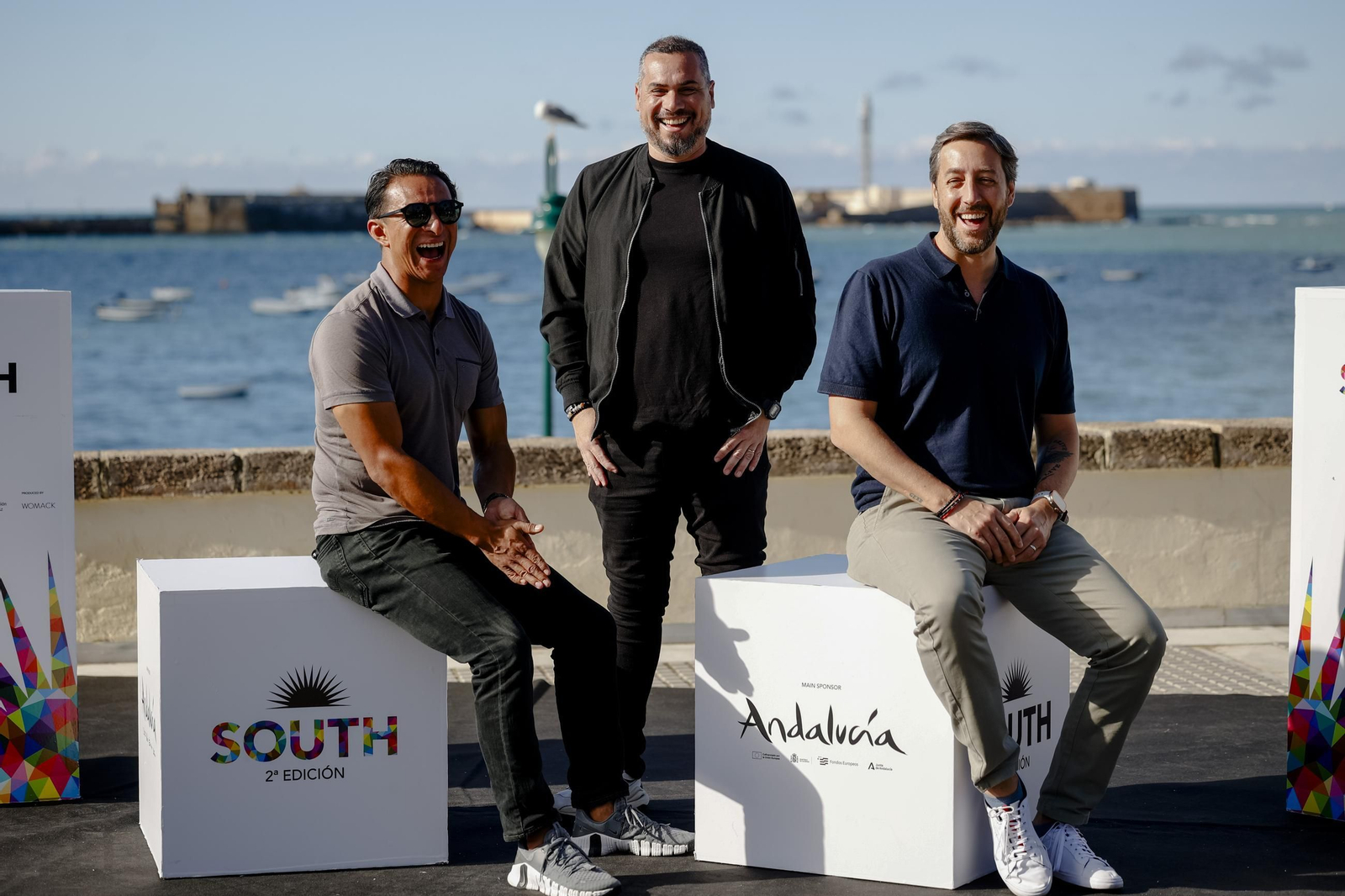 imágenes del photocall del South Series en la caleta el domingo 27