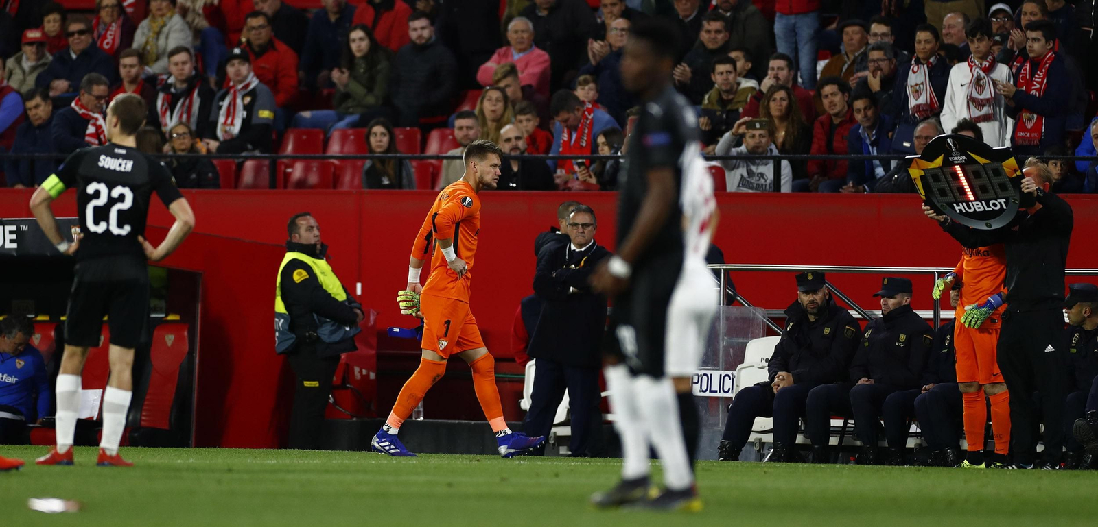 Las imágenes del Sevilla FC - Slavia de Praga