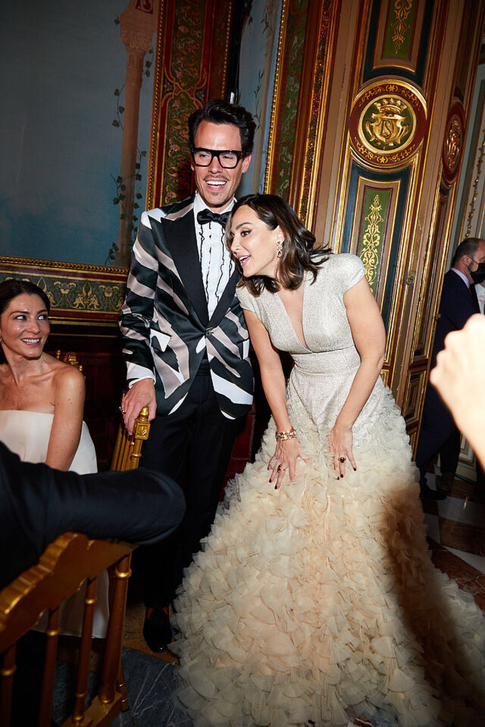 Juan Avellaneda, gran amigo de Tamara, no se perdió la fiesta.