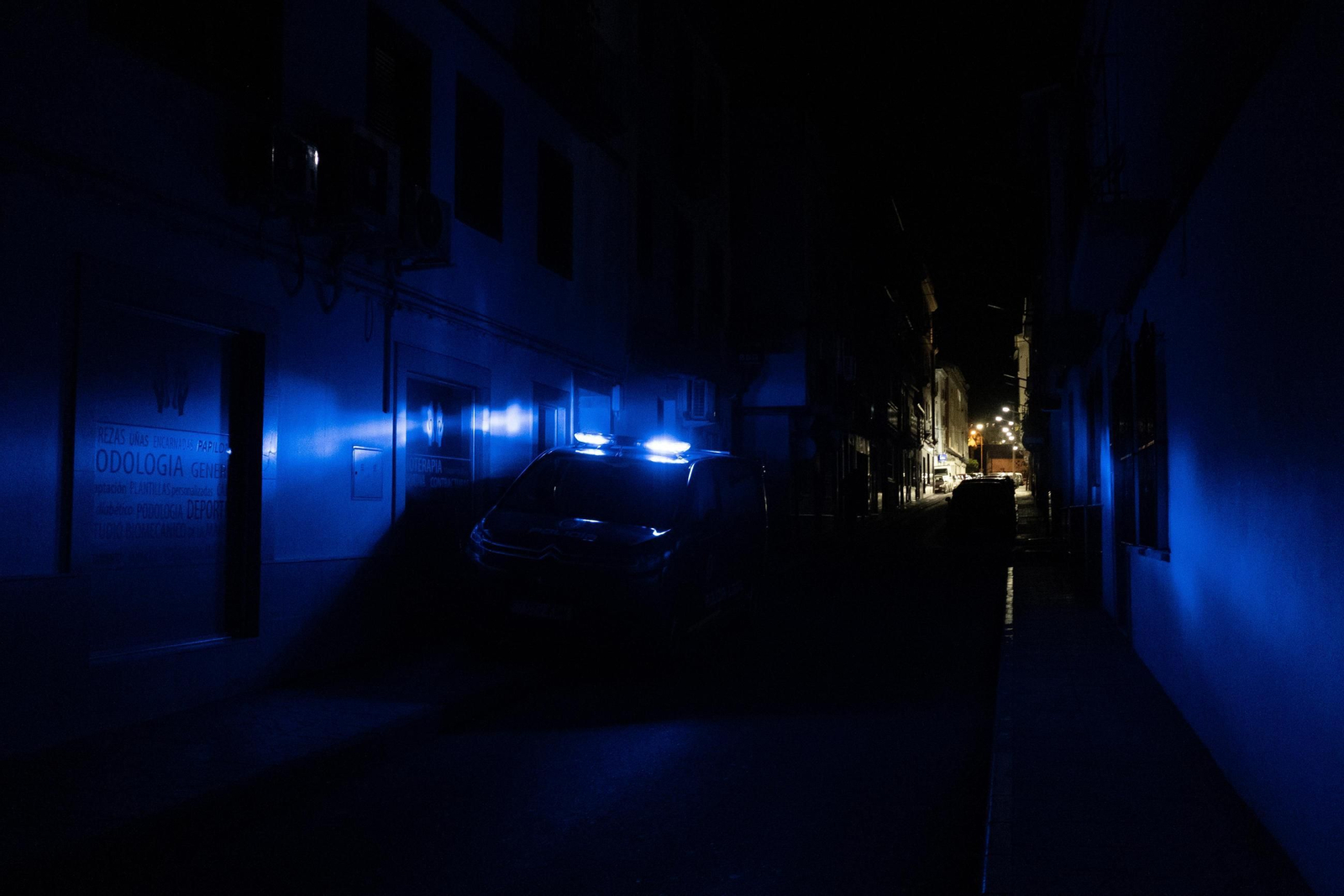 Apagón en Ronda, en imágenes