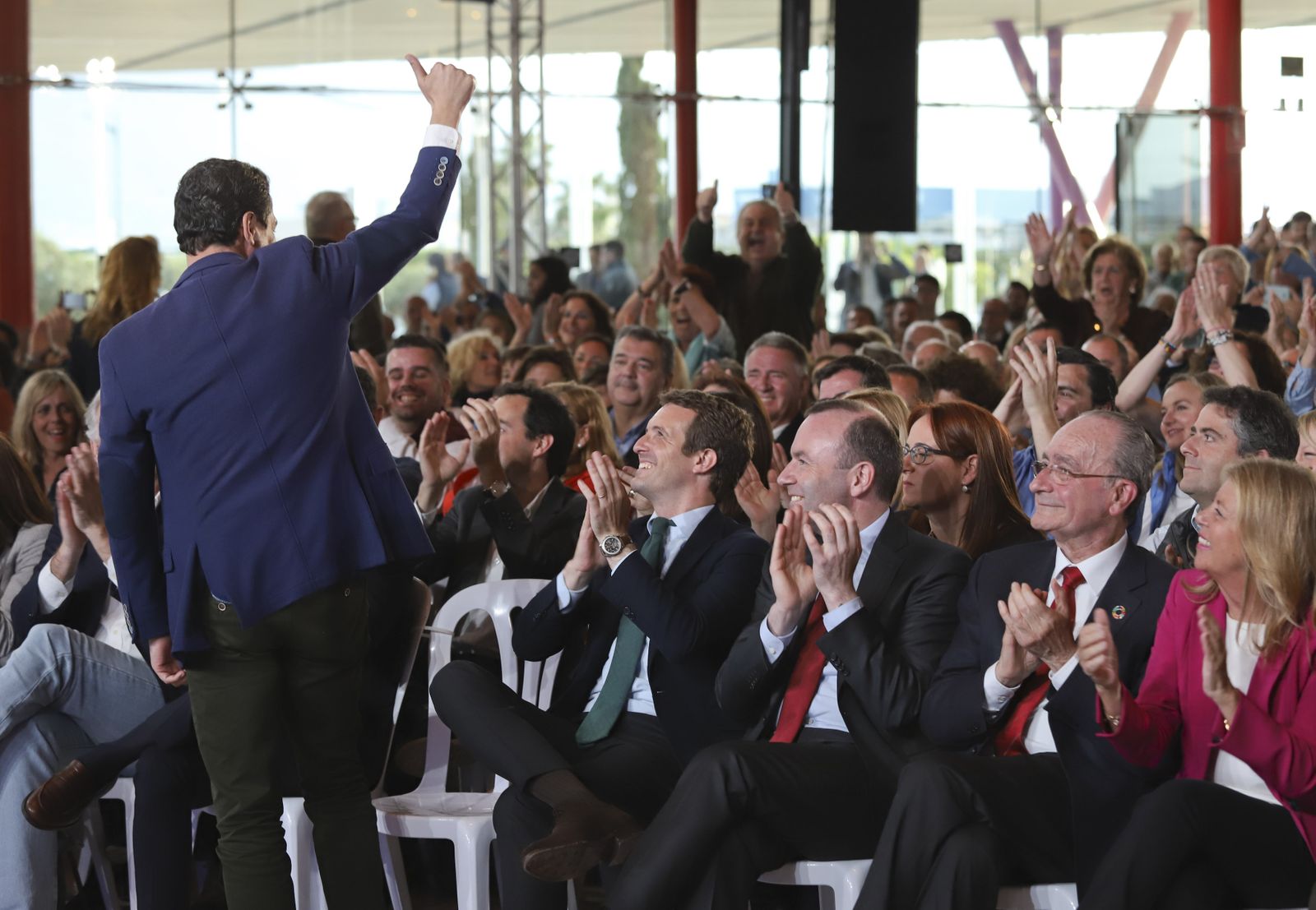 Las fotos del mitin de Pablo Casado en Málaga