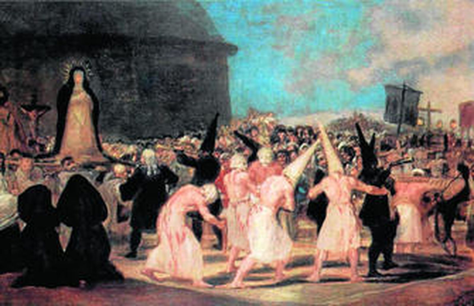 Procesión de disciplinantes por Francisco de Goya.