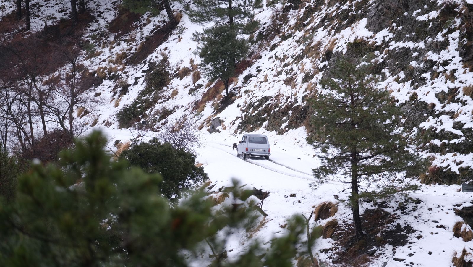 Fotogalería nevada en la Provincia de Almería