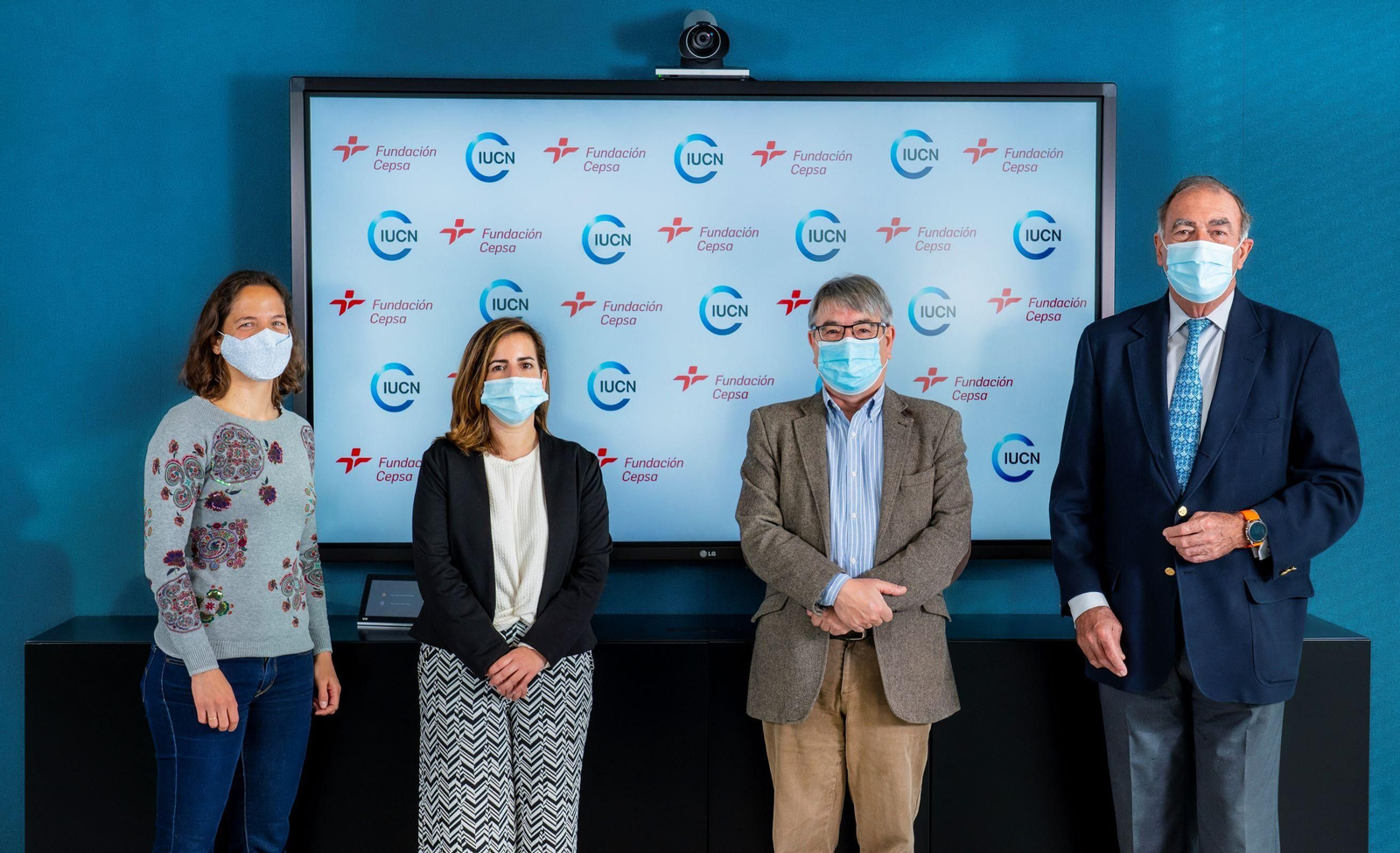 Firma de convenio de colaboración entre la Fundación Cepsa y la UICN