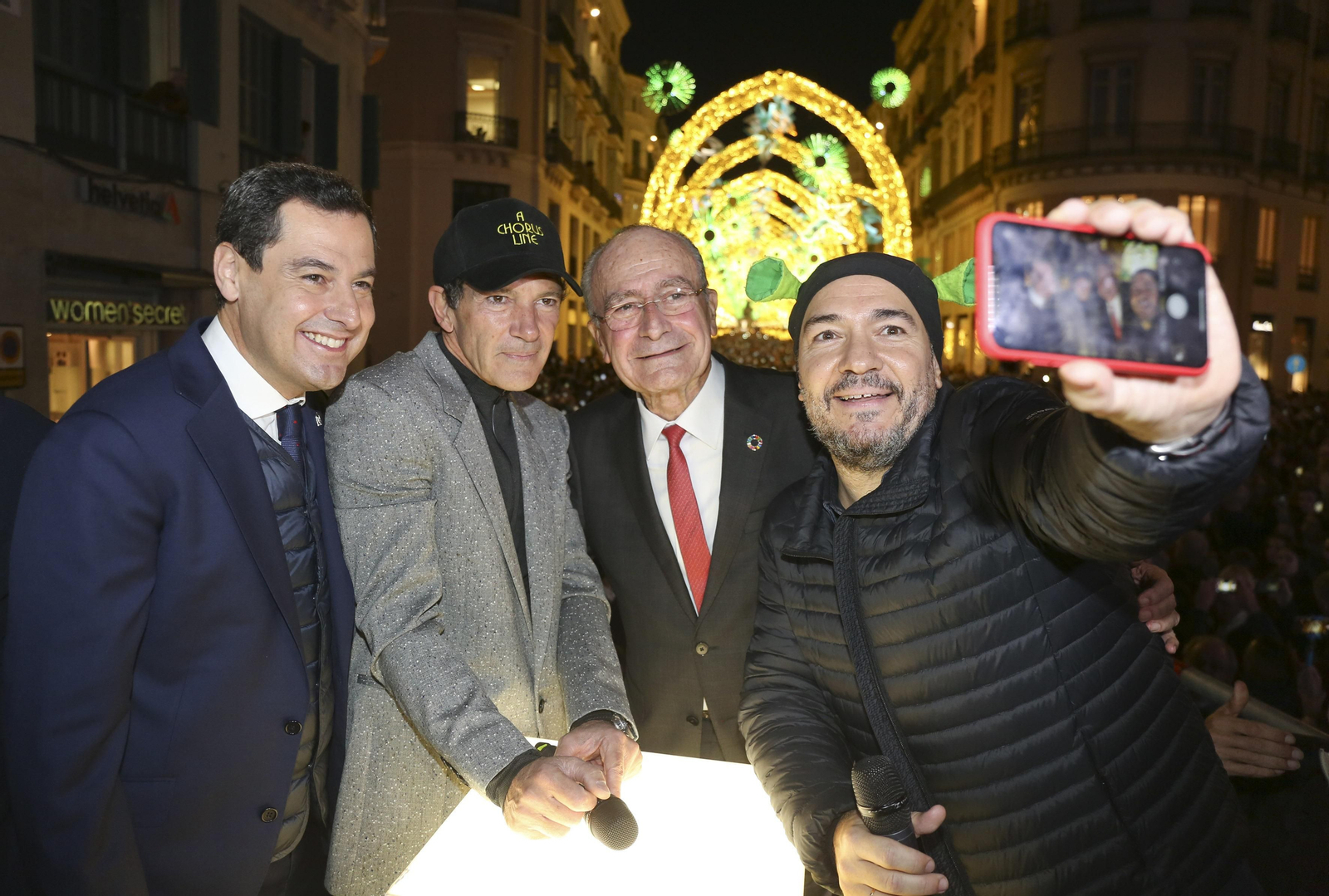 Las fotos de las luces de Navidad en Málaga Las fotos de las luces de Navidad en Málaga