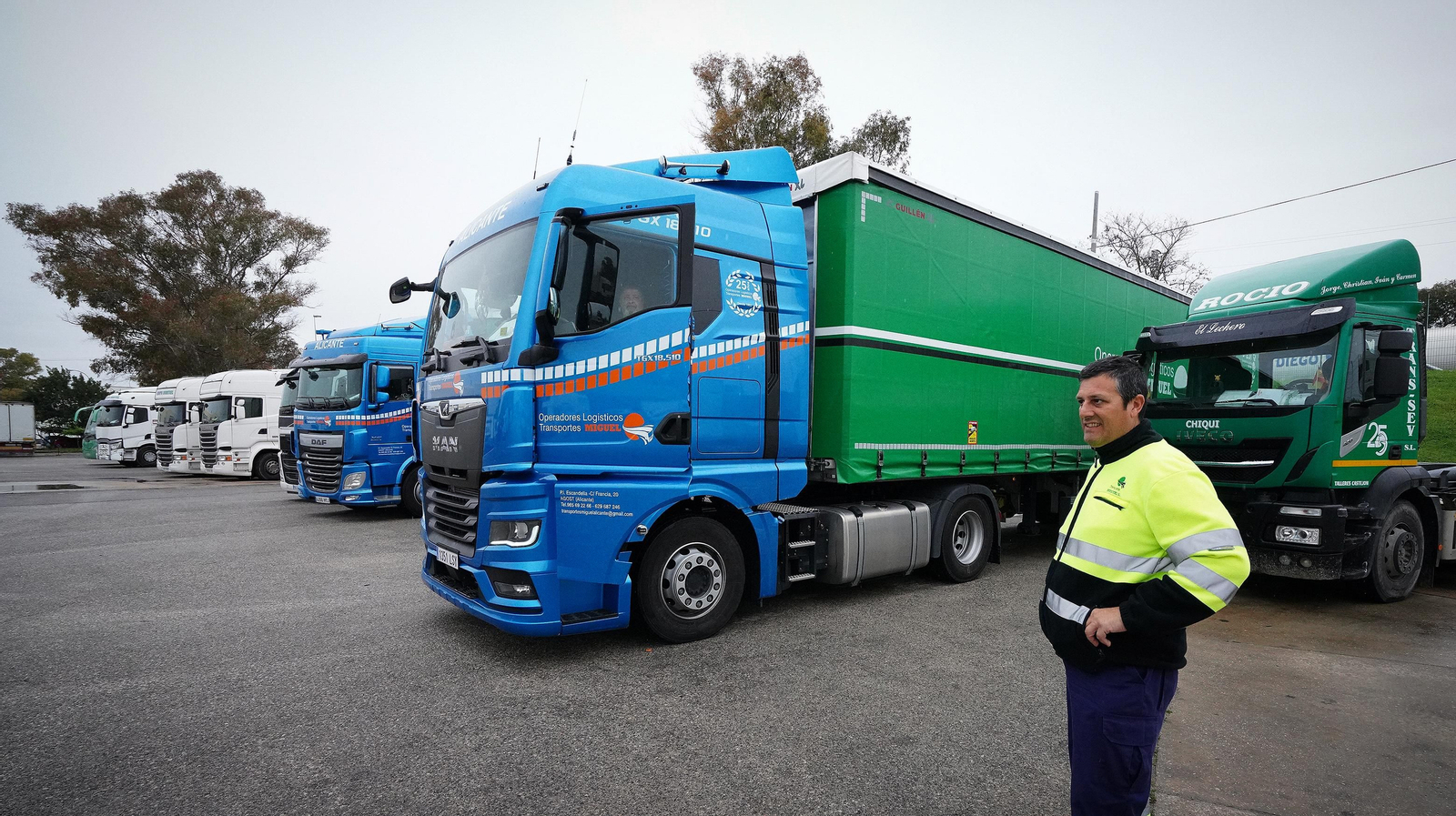 Segundo día de huelga del transporte en Jerez