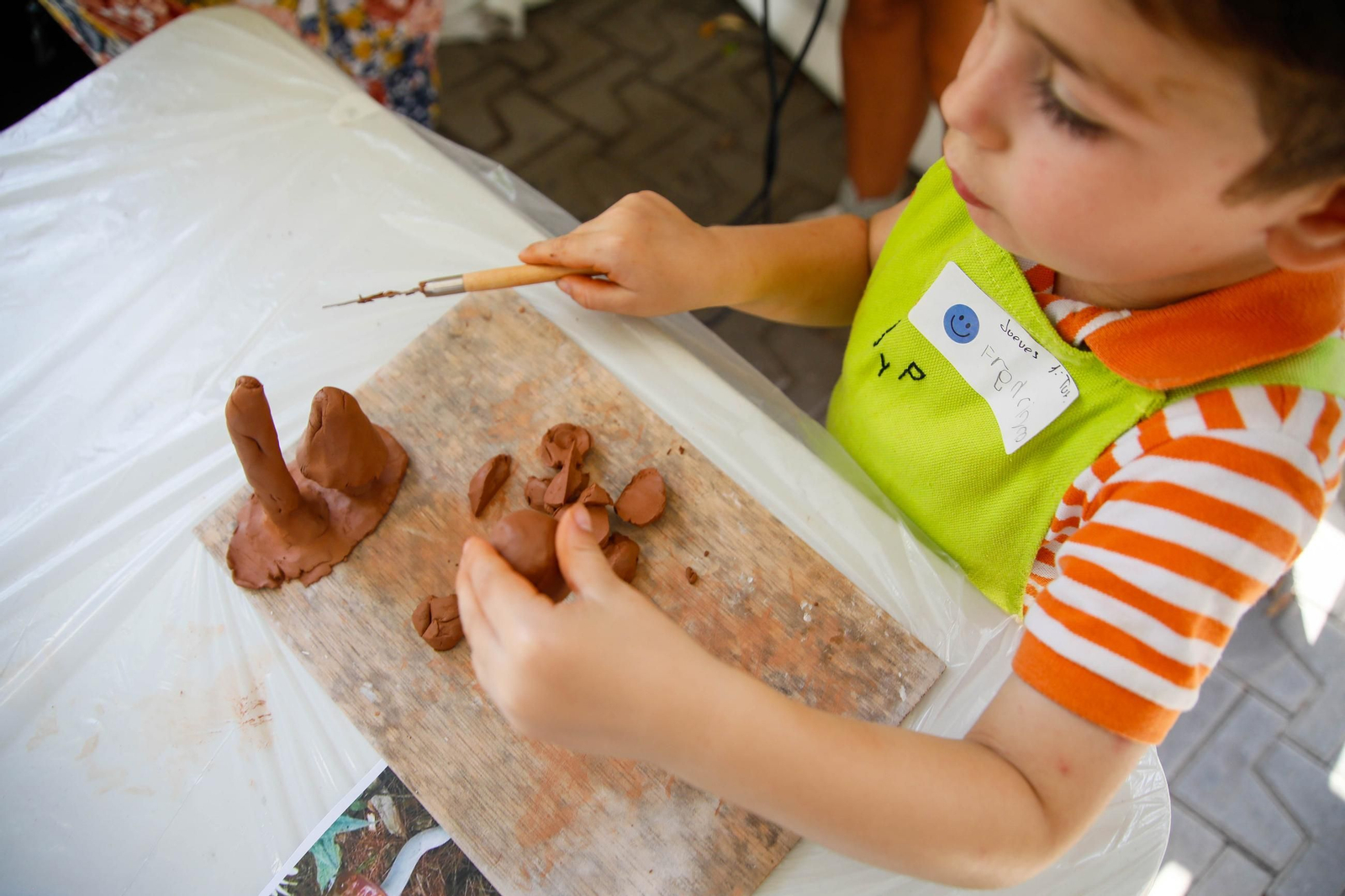 Los talleres infantiles de cerámica de 'Alfaralmería', en imágenes
