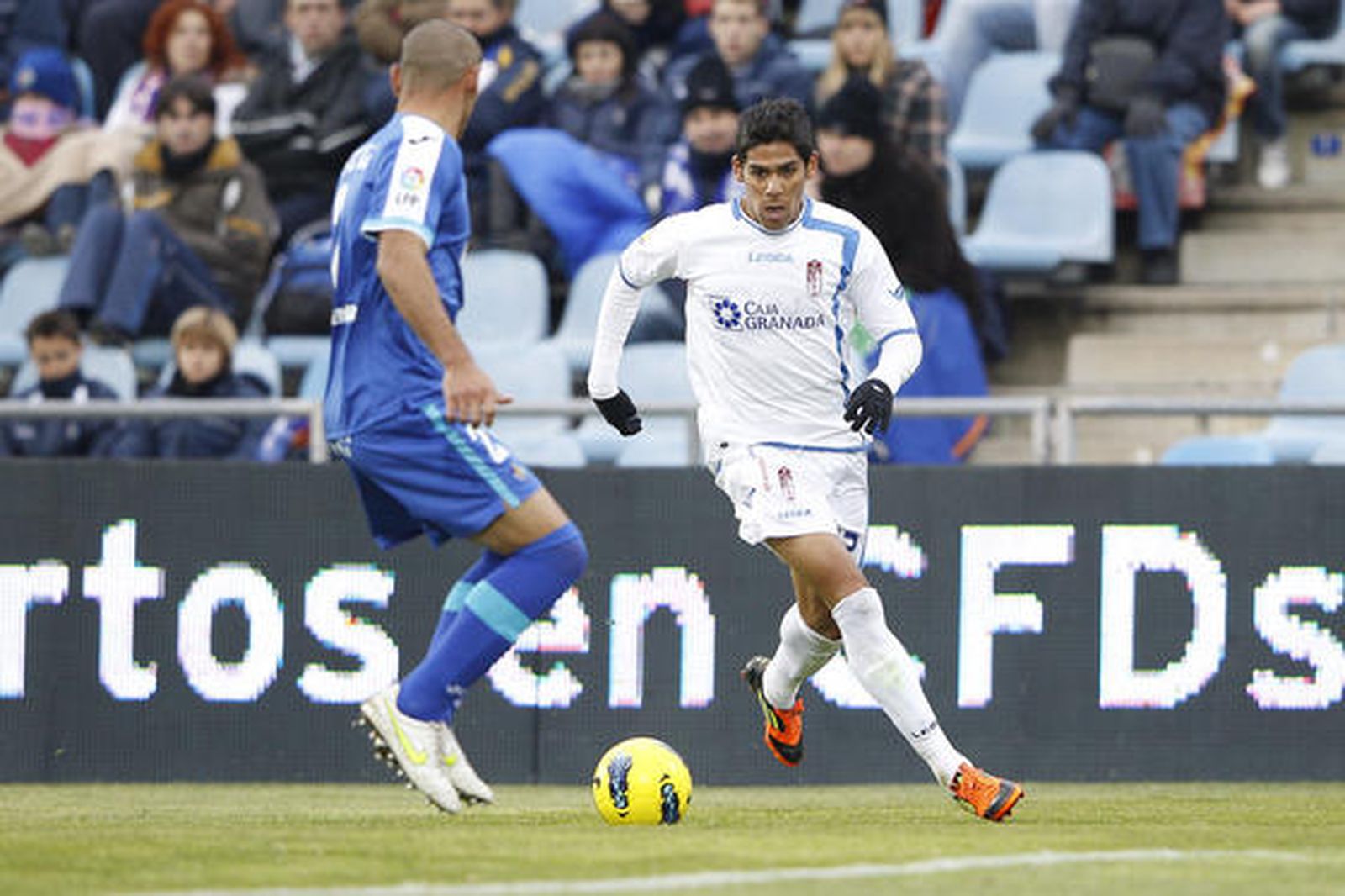 El Granada se trae una derrota injusta de Getafe (1-0). / LOF
