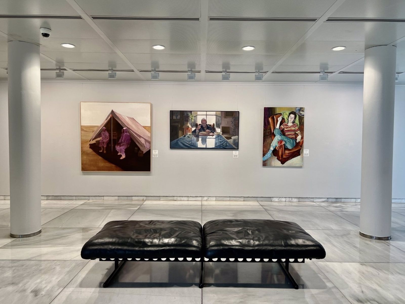 Imagen de la exposición de la XXIV edición del Premio de Pintura Joven