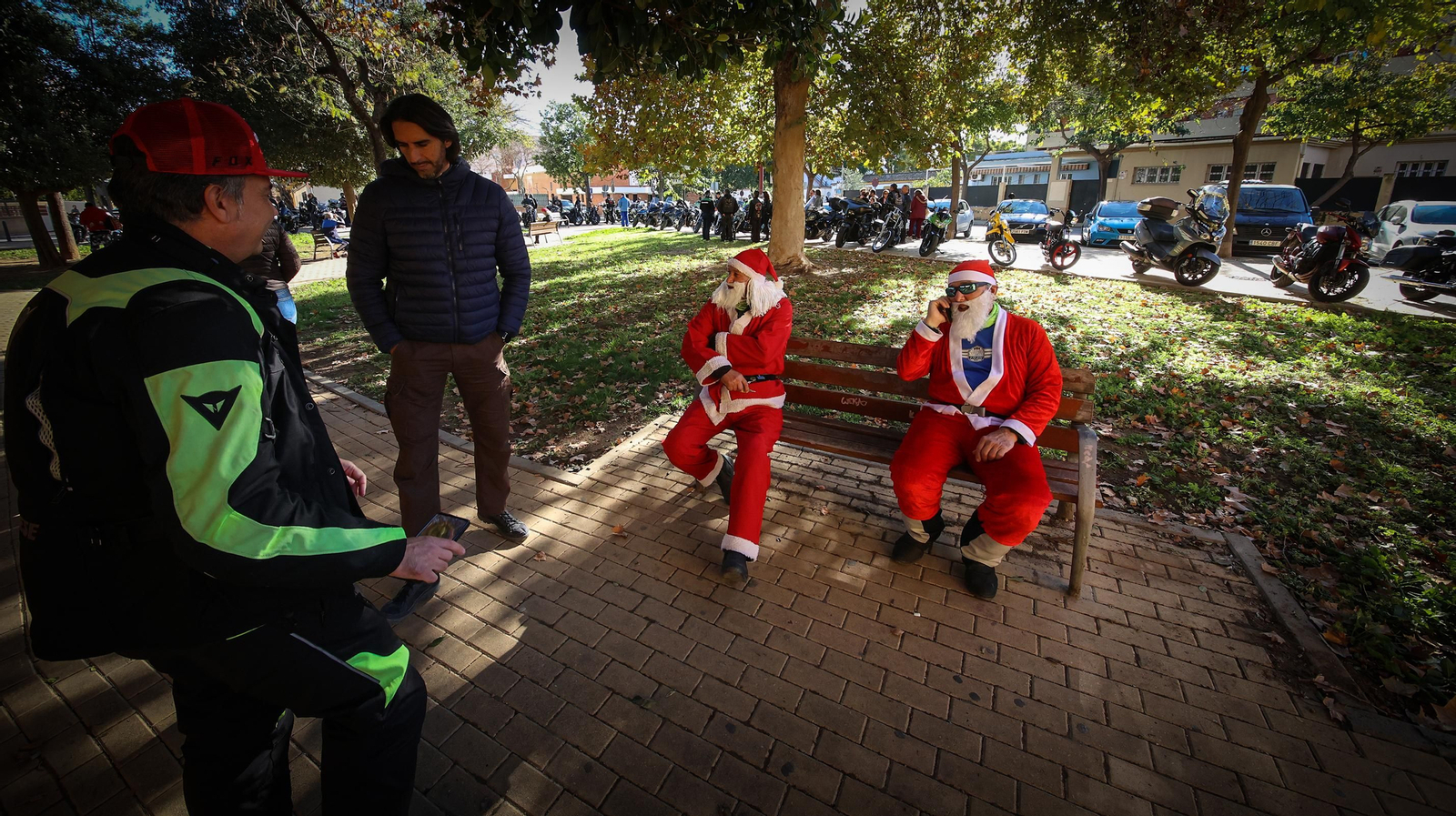 Búscate en la gran motorada solidaria celebrada en Jerez