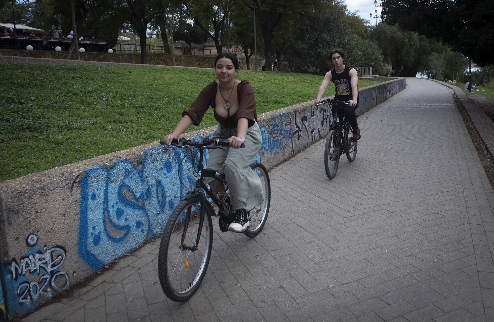 Imágenes de un fin de semana casi primaveral en Sevilla