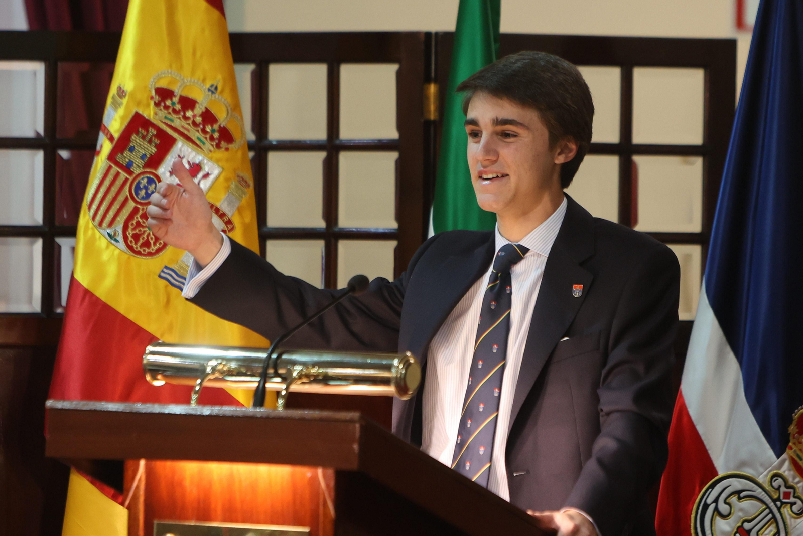 Jaime Florido Muruve, durante su exaltación en el Real Círculo de Labradores.