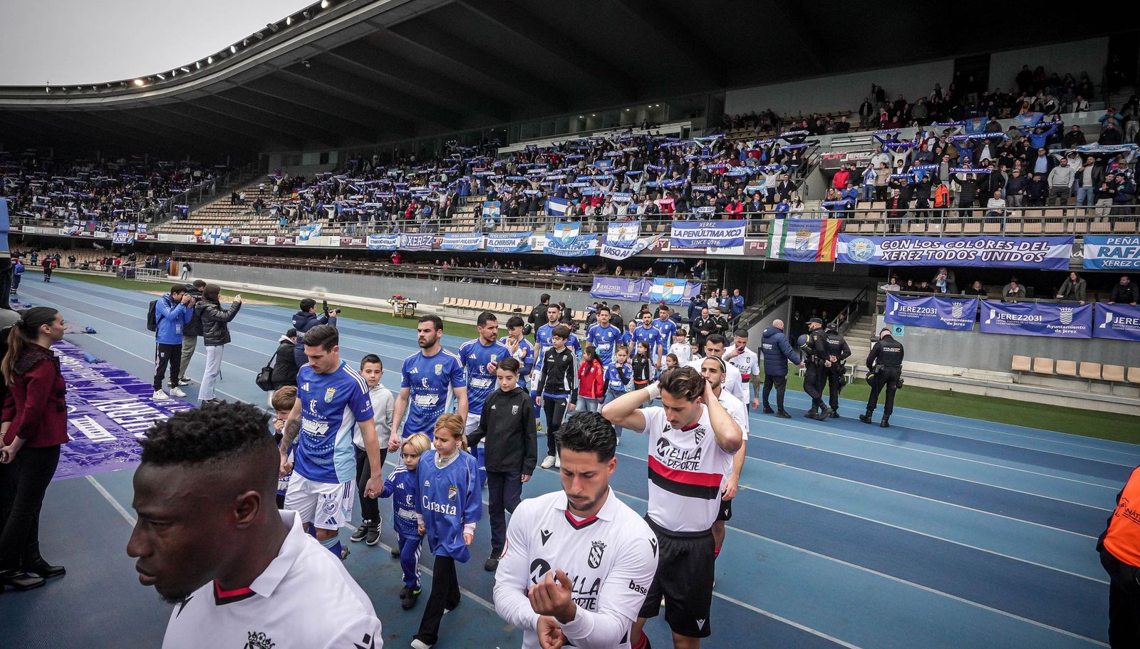 Imágenes del partido del Xerez CD - UD Melilla