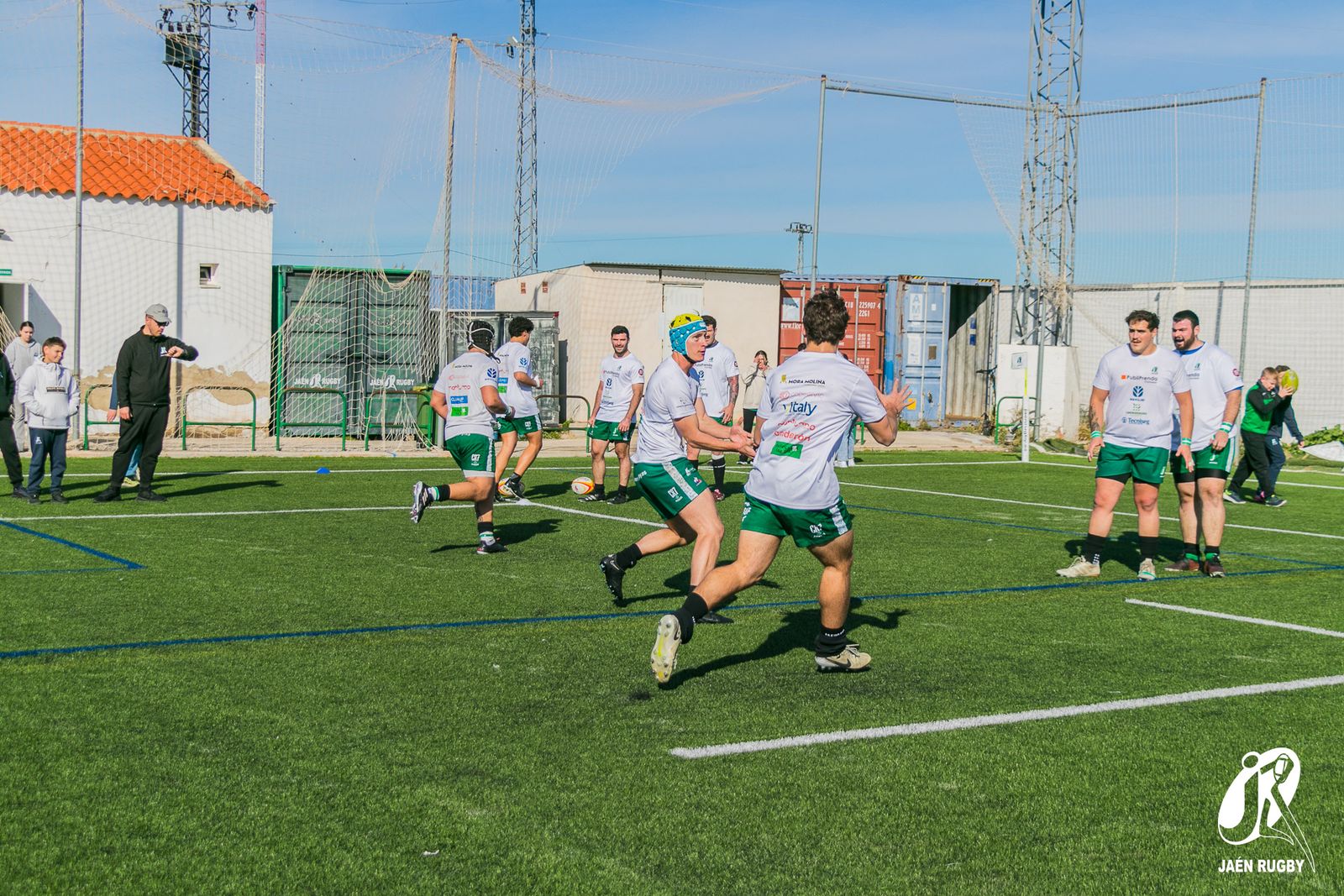 Imagen de archivo de un entrenamiento del primer equipo masculino sénior.