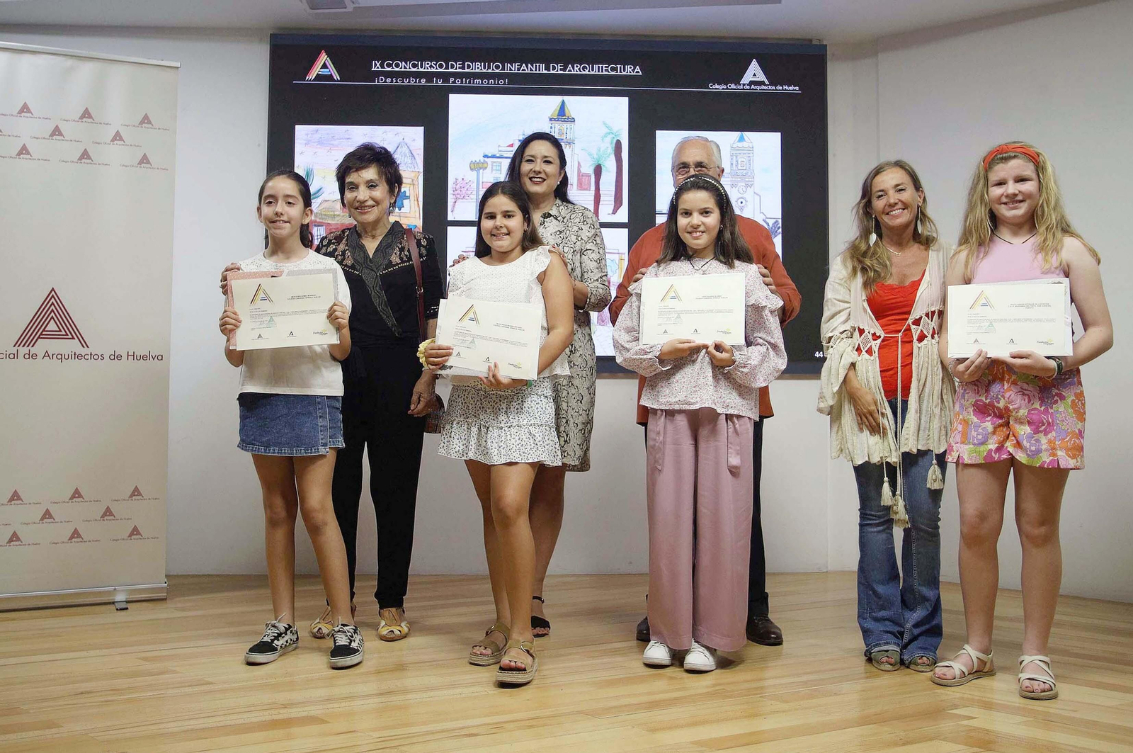 Imágenes de la entrega de premios del 'IX Concurso Infantil de Arquitectura'
