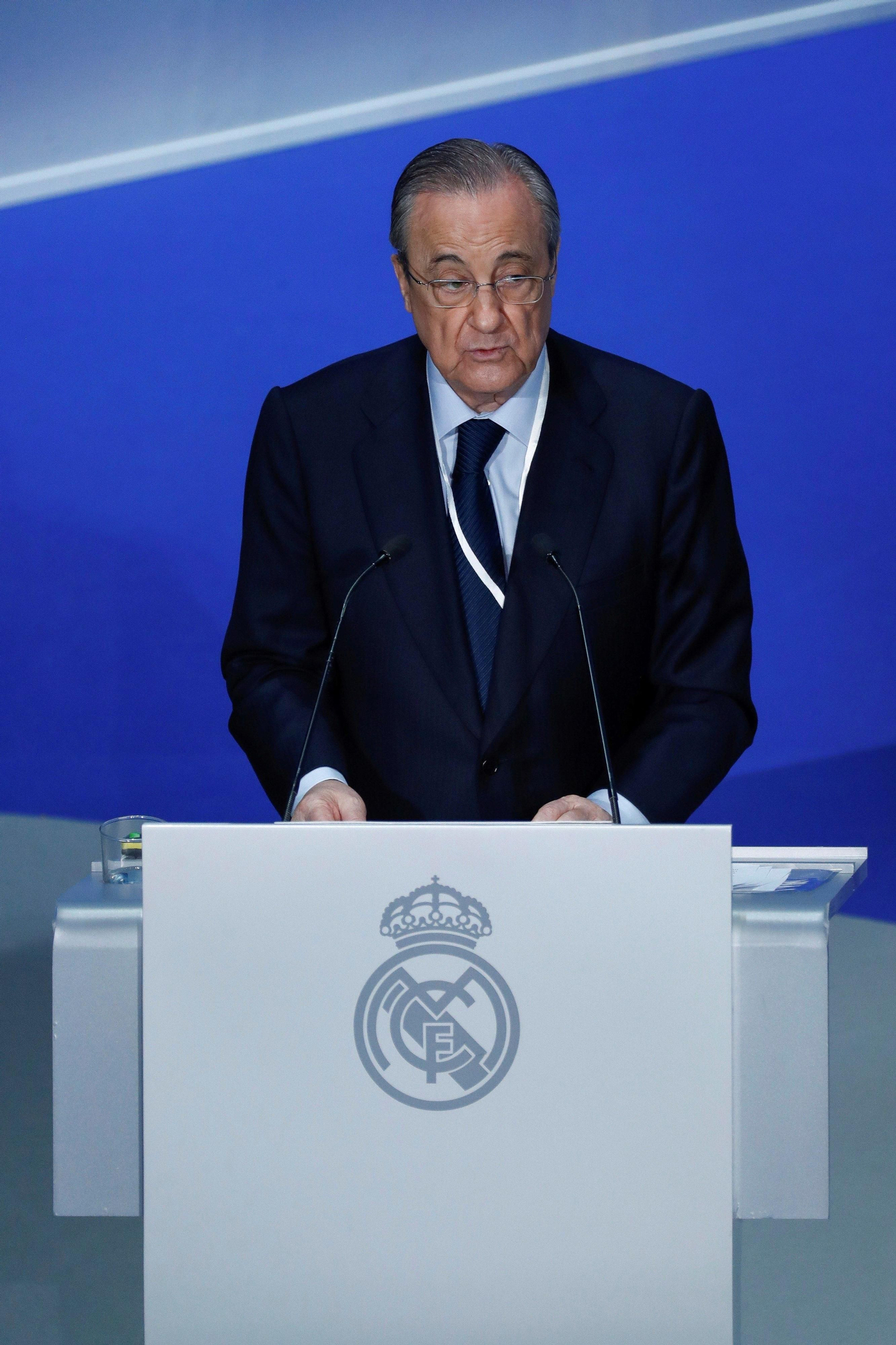Florentino, durante la Asamblea.