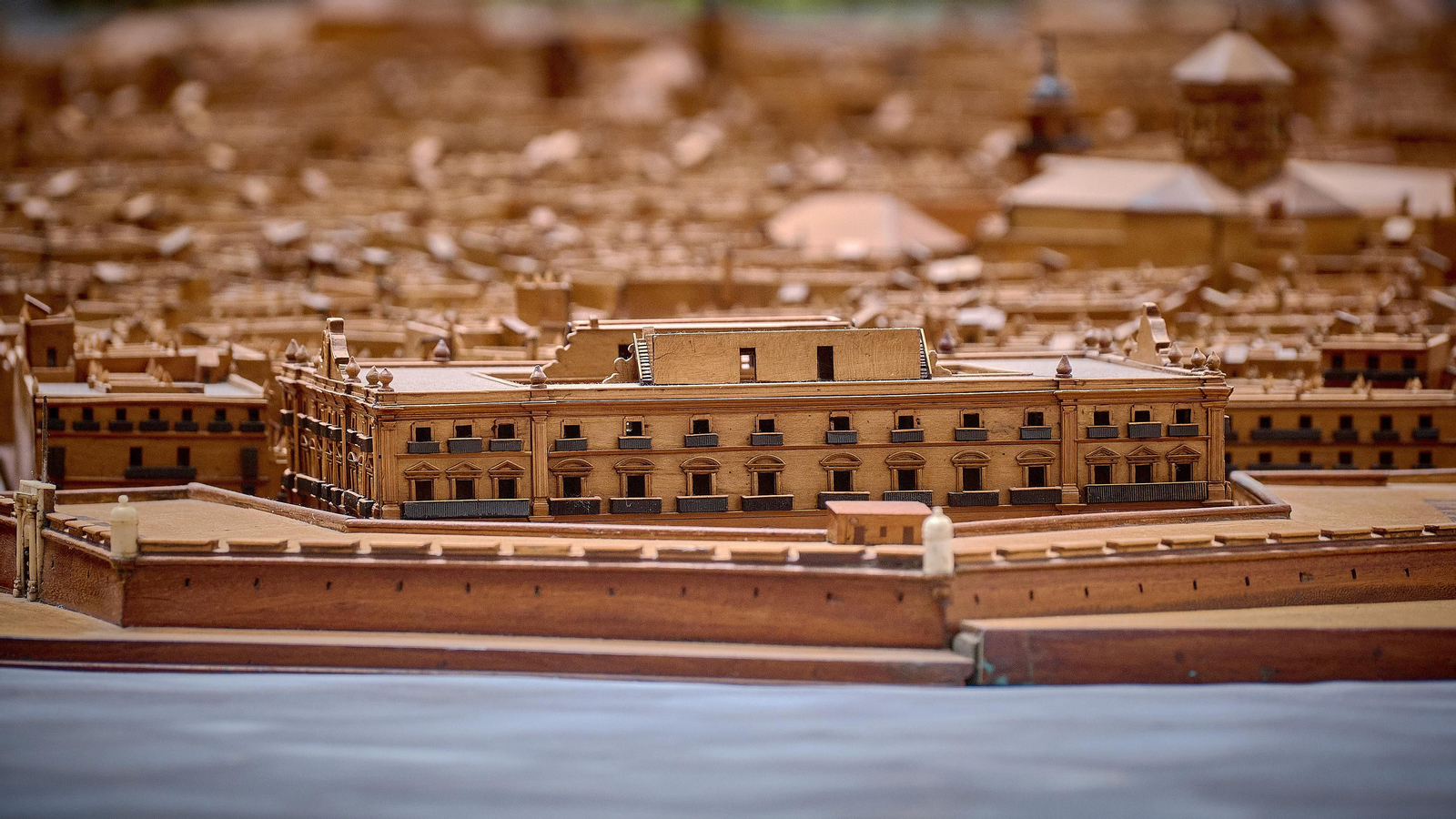La Casa de la Contaduría Maqueta de Cádiz en el Museo de Las Cortes