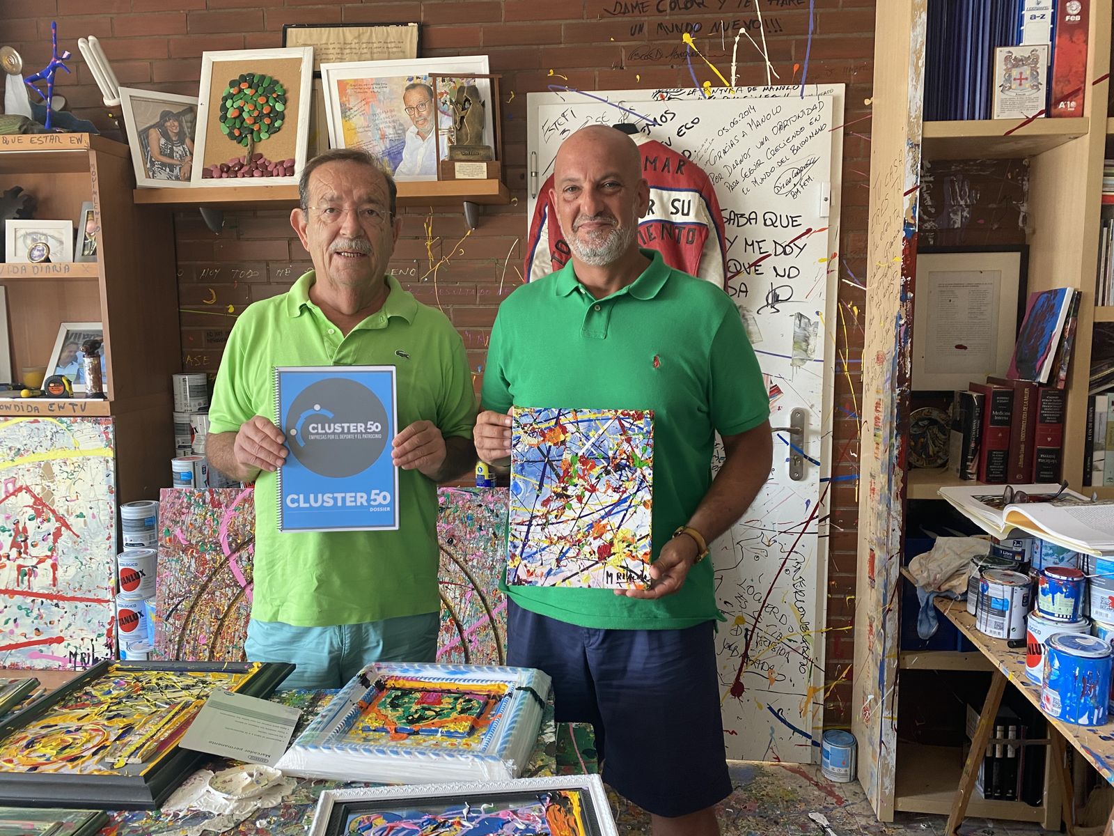 Manolo Rincón y Albert Camas escenifican la unión.