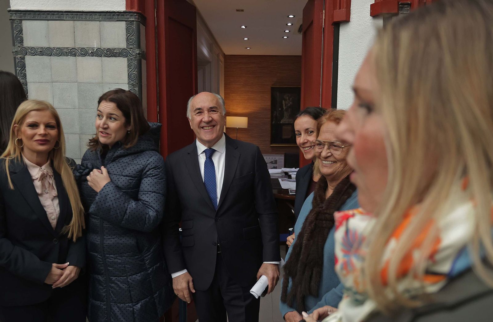 Fotos de la rueda de prensa de José Ignacio Landaluce tras el archivado de la denuncia del PSOE por la Fiscalía del Tribunal Supremo