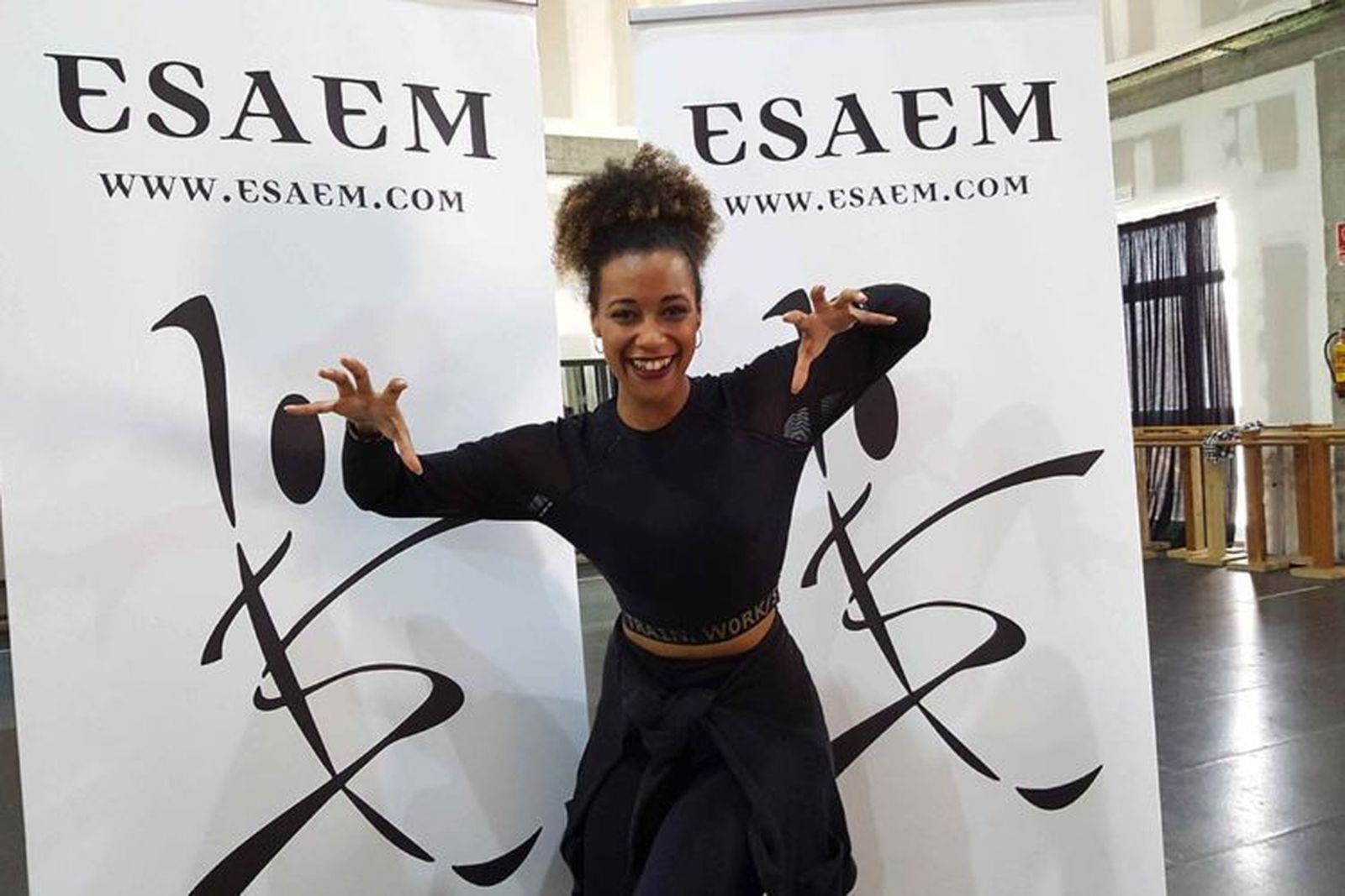 Miriam Queba Lobato, en la Escuela Superior de Artes Escénicas de Málaga