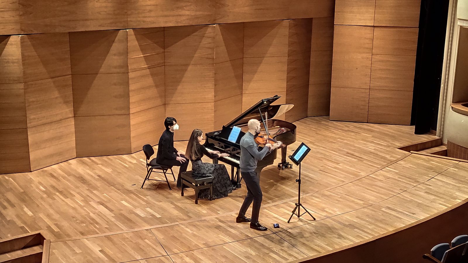 Natalia Kucháeva y Francesco Tosco en el Espacio Turina.