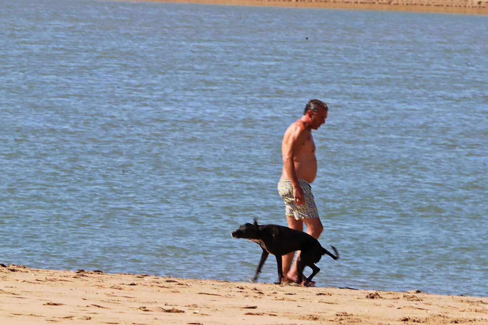 Imágenes de las playas de Huelva en la jornada de domingo