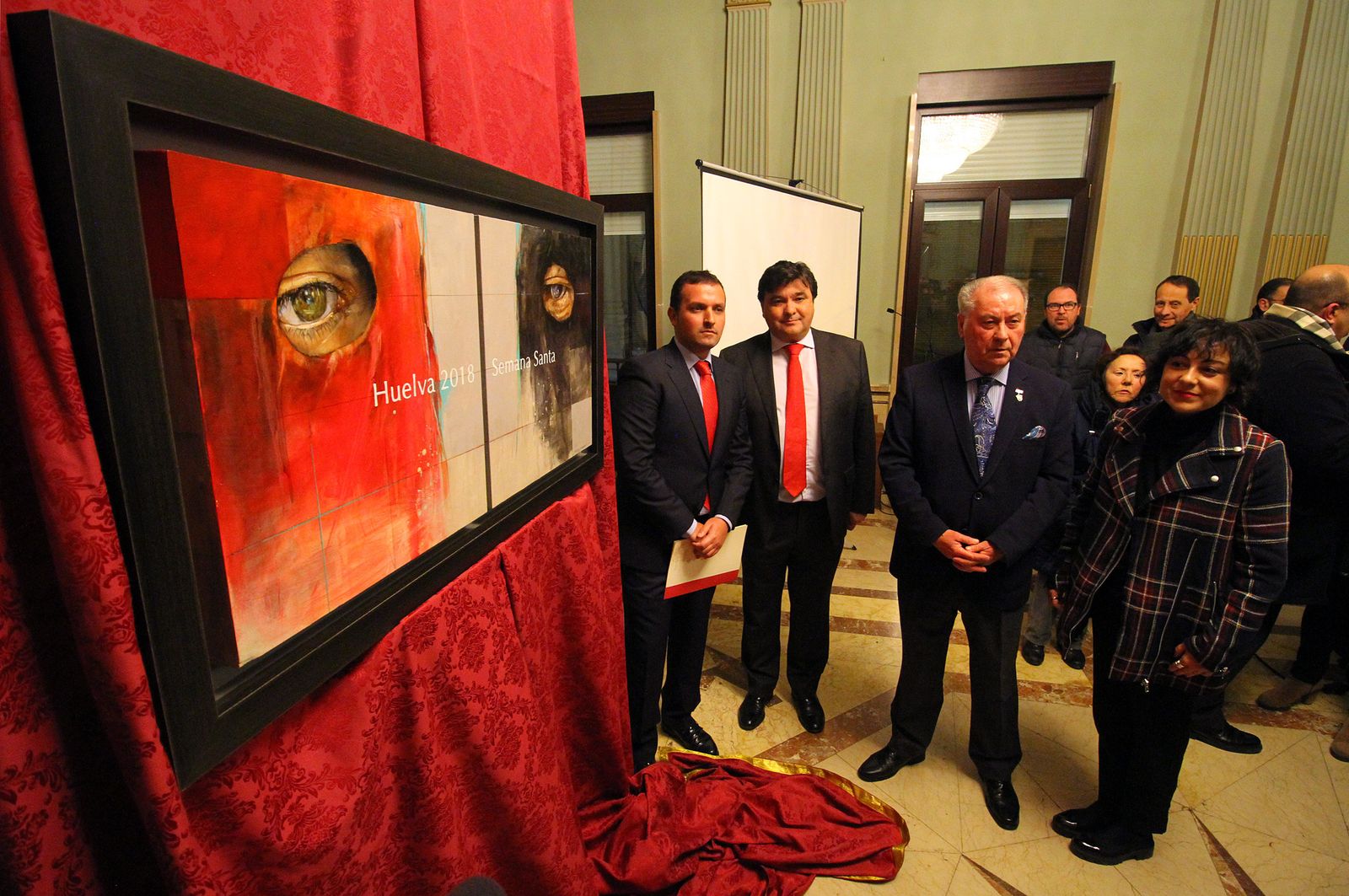 Imágenes de la presentación del cartel de la Semana Santa 2018