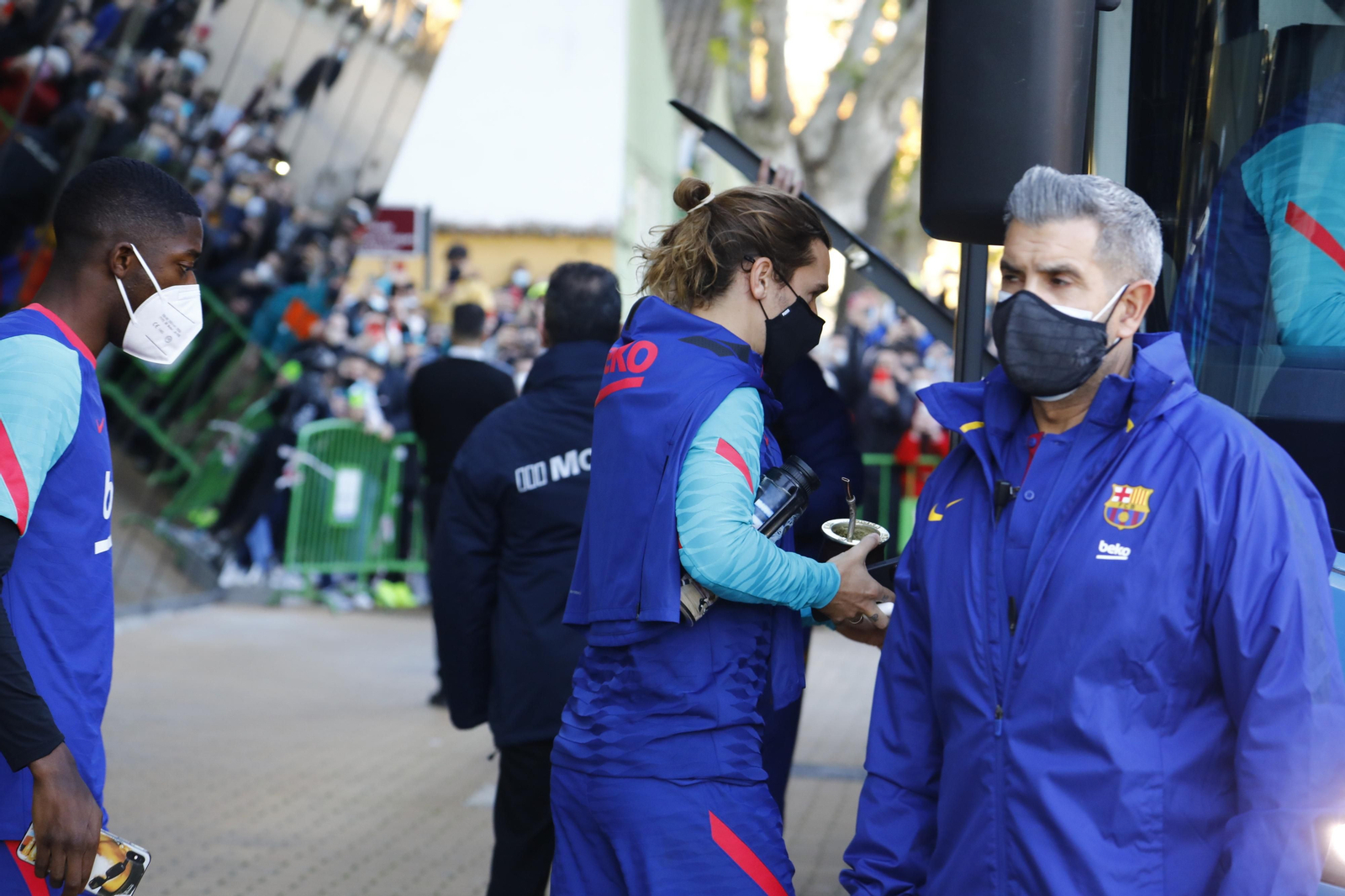 El Barça ya prepara la Supercopa en Córdoba, en imágenes