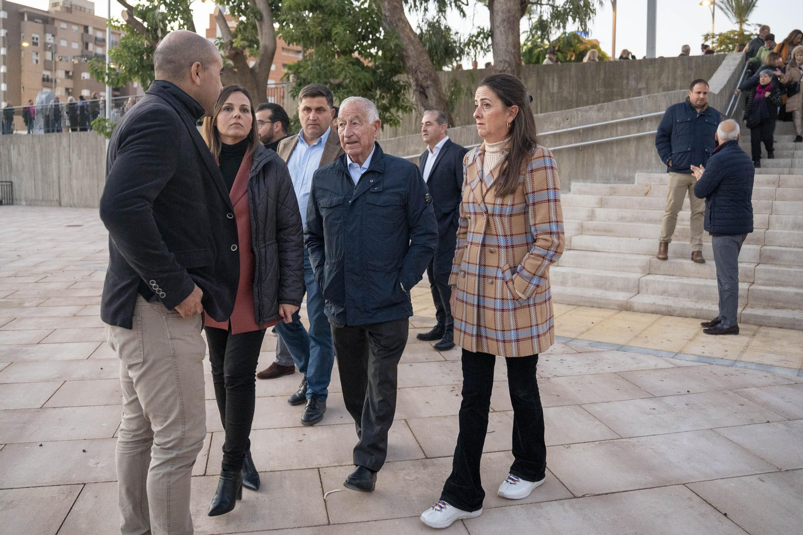 Las imágenes de la inauguración de la primera fase de la adecuación de la Rambla San Antonio de Aguadulce
