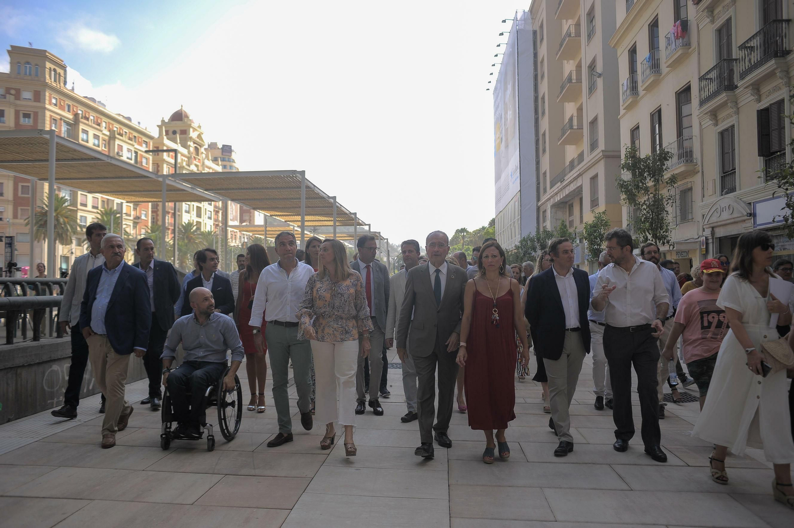 Fotos de la inauguración de los trabajos de reurbanización de la Alameda Fotos de la inauguración de los trabajos de reurbanización de la Alameda