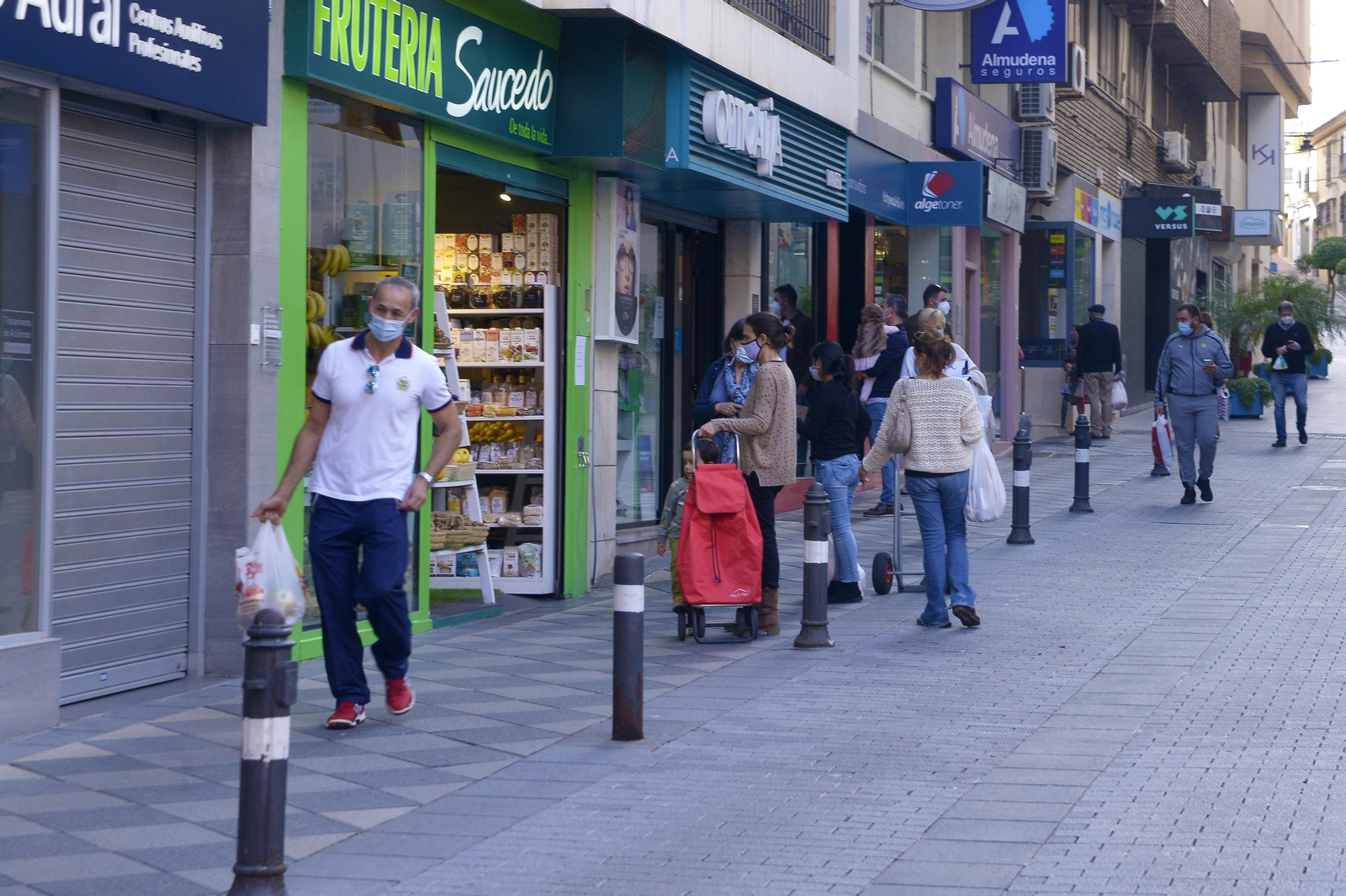 Fotos del centro de Algeciras en el primer fin de semana de Noviembre