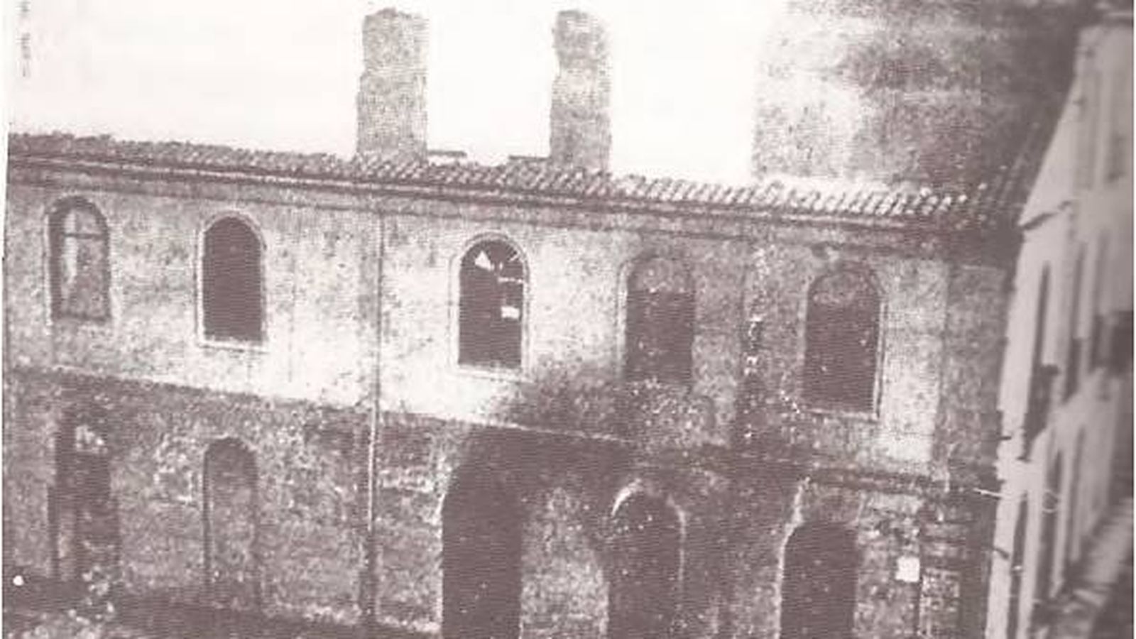 1936. Granada. Incendio del Teatro Isabel la Católica