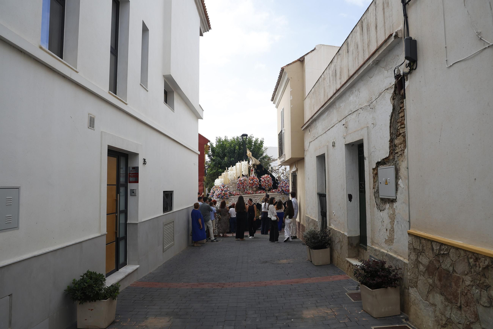 Las fotos de la peregrinación extraordinaria de la Esperanza de Algeciras a la iglesia de la Palma