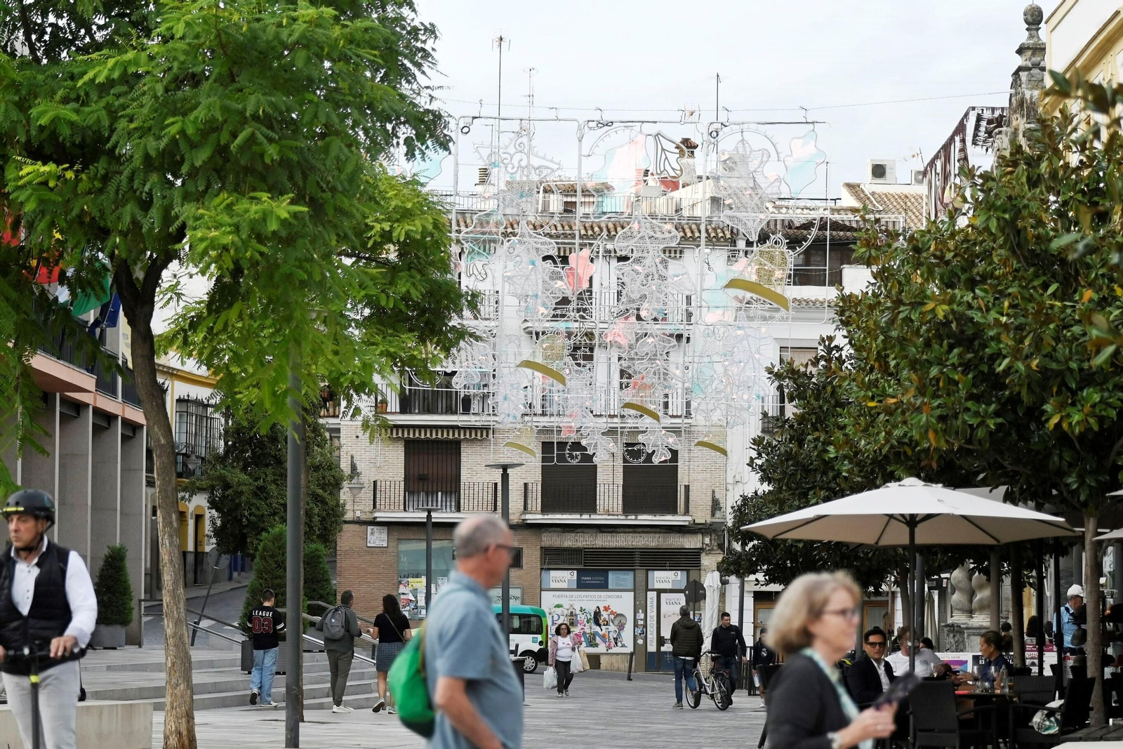 Luces de Navidad en el centro de Córdoba