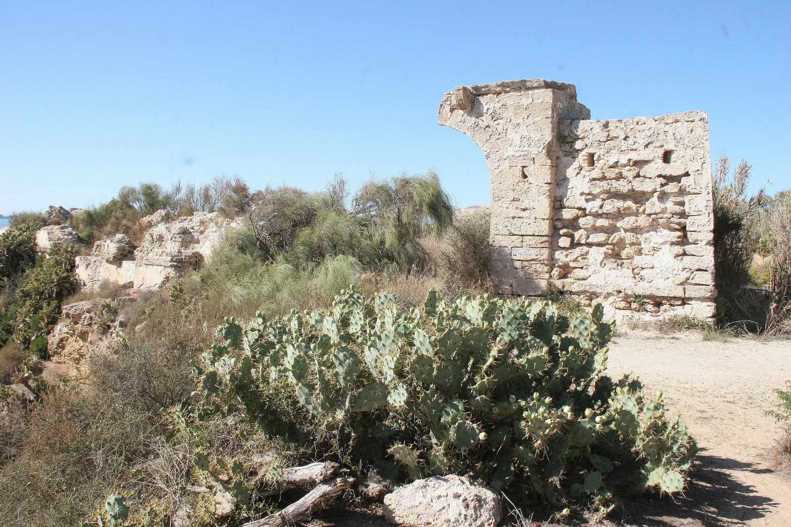 Imágenes del estado de conservación de las murallas de El Puerto