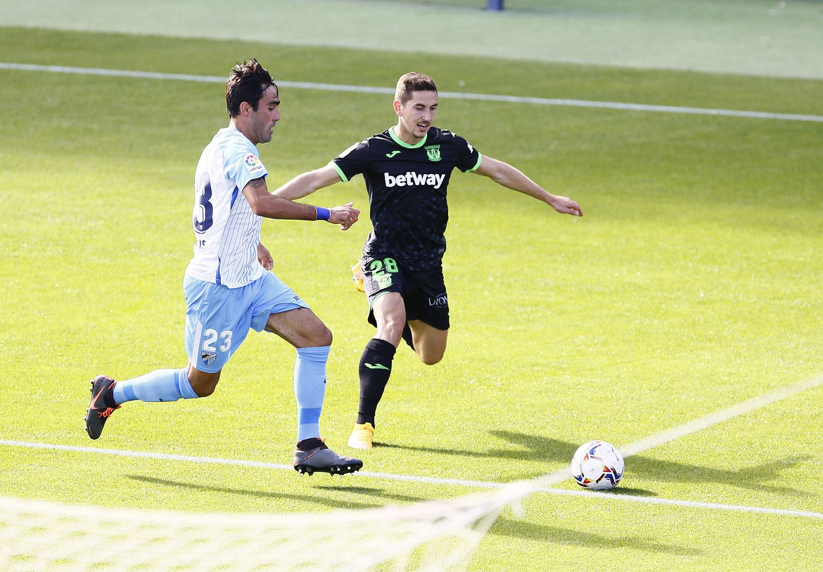 Imagen del Málaga CF-Leganés de la temporada pasada.