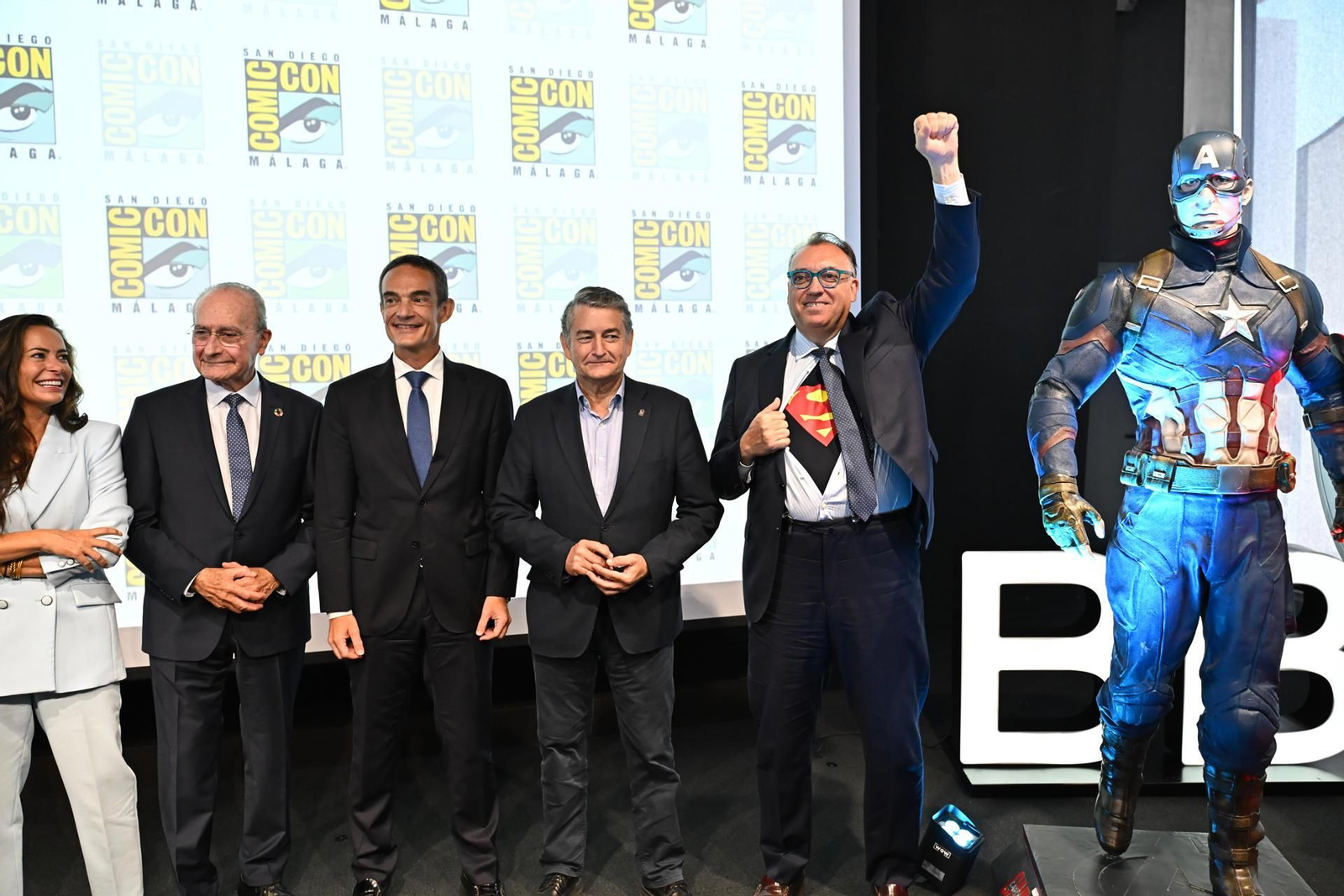 Presentación de la feria San Diego Comic-Con de Málaga.