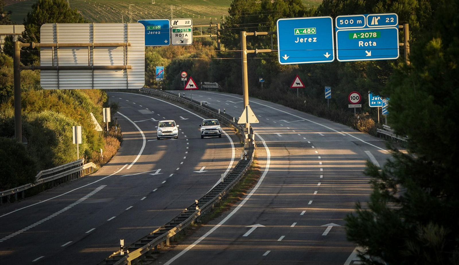 Las imágenes del estado de las carreteras de la provincia de Cádiz