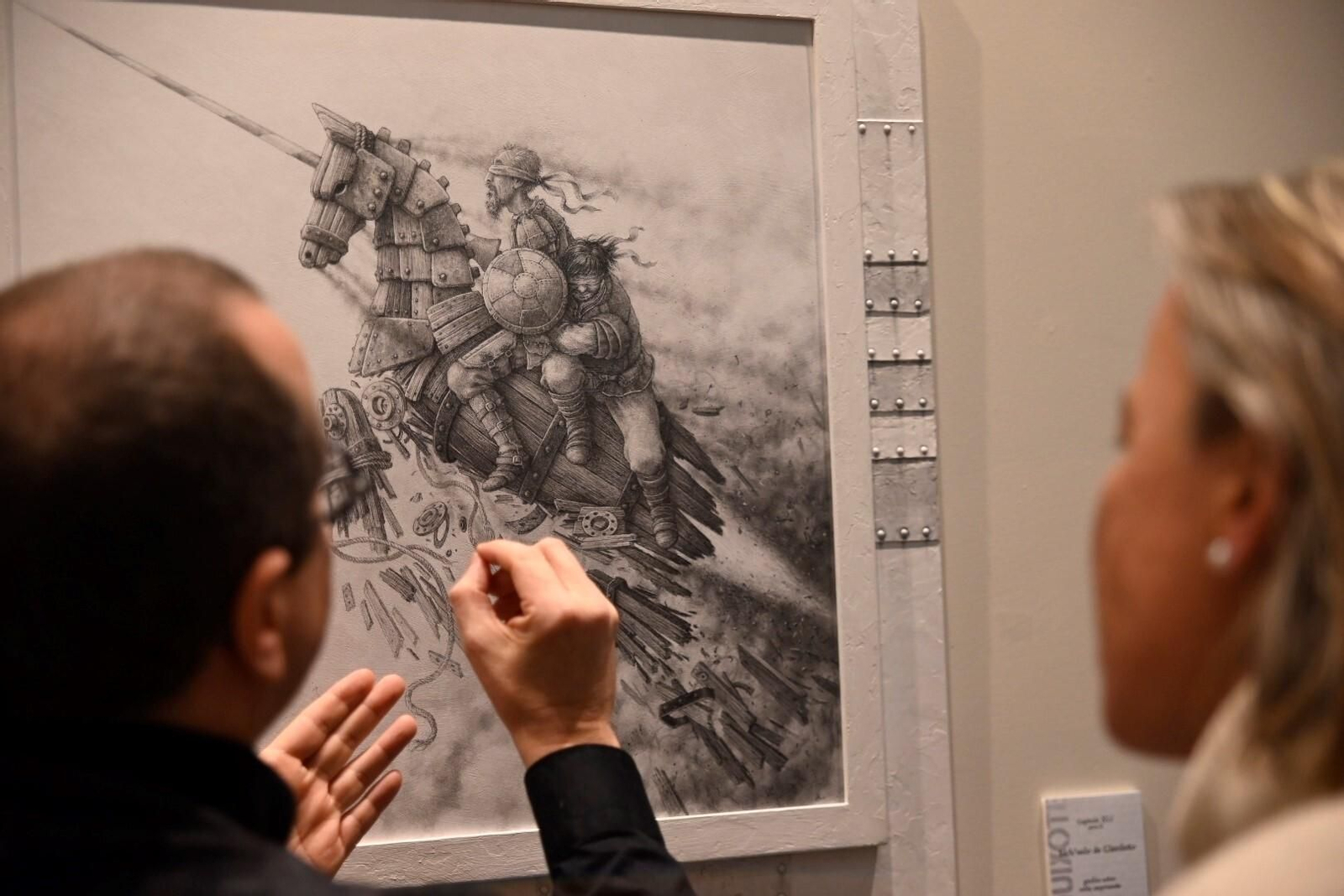 La exposición 'Don Quijote' del pintor cordobés José Luis Muñoz, en imágenes