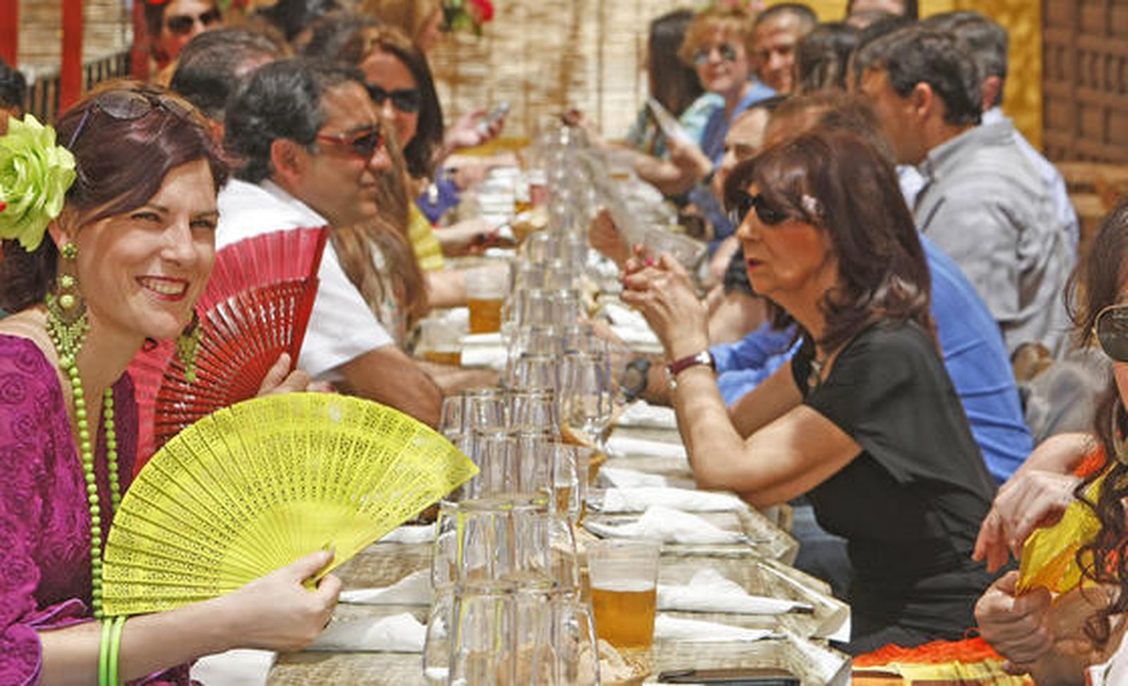 A comer. Una buena mesa para disfrutar del martes de Feria.

Foto: Pascual