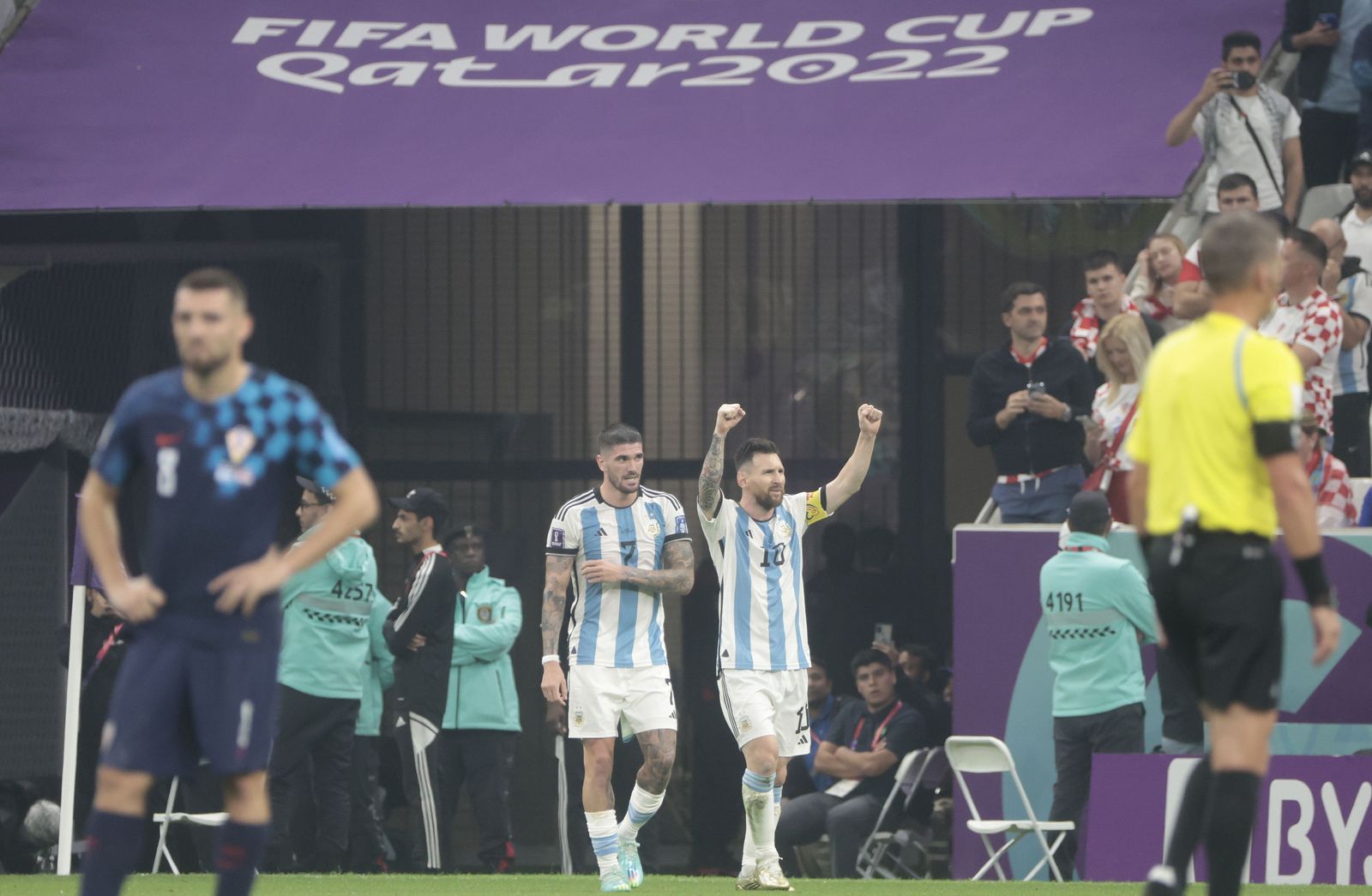 Las fotos de Messi contra Croacia