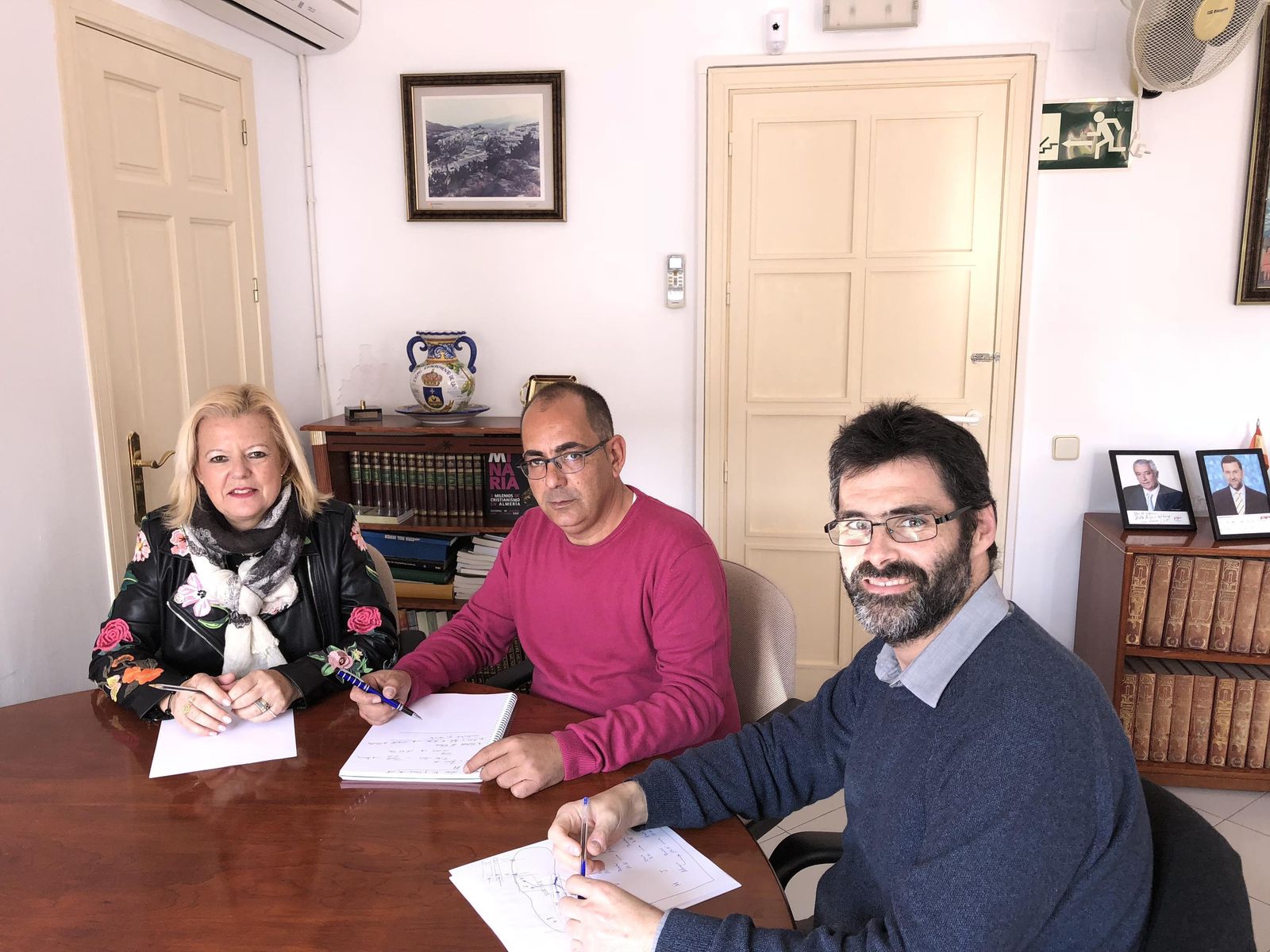 Reunión para mejorar el bus de Felix